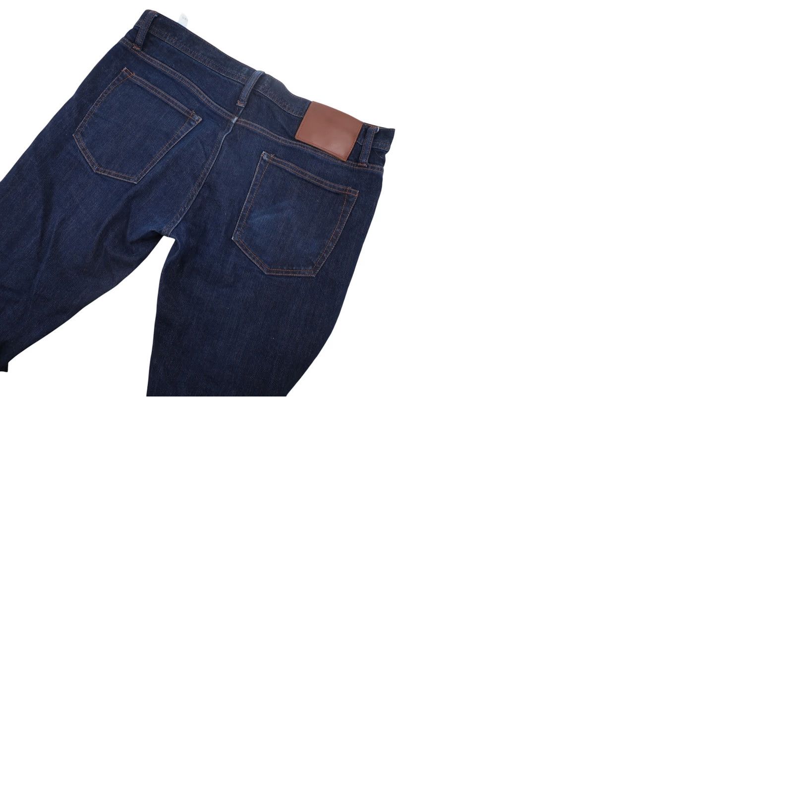 The Unbranded Brand VINTAGE The Unbranded Brand Mens Denim Jeans Blue 34x31 Selvedge Straight Regular Inseam 31 Mens Blue Jeans Size US 34 / EU 50 - 9 Thumbnail