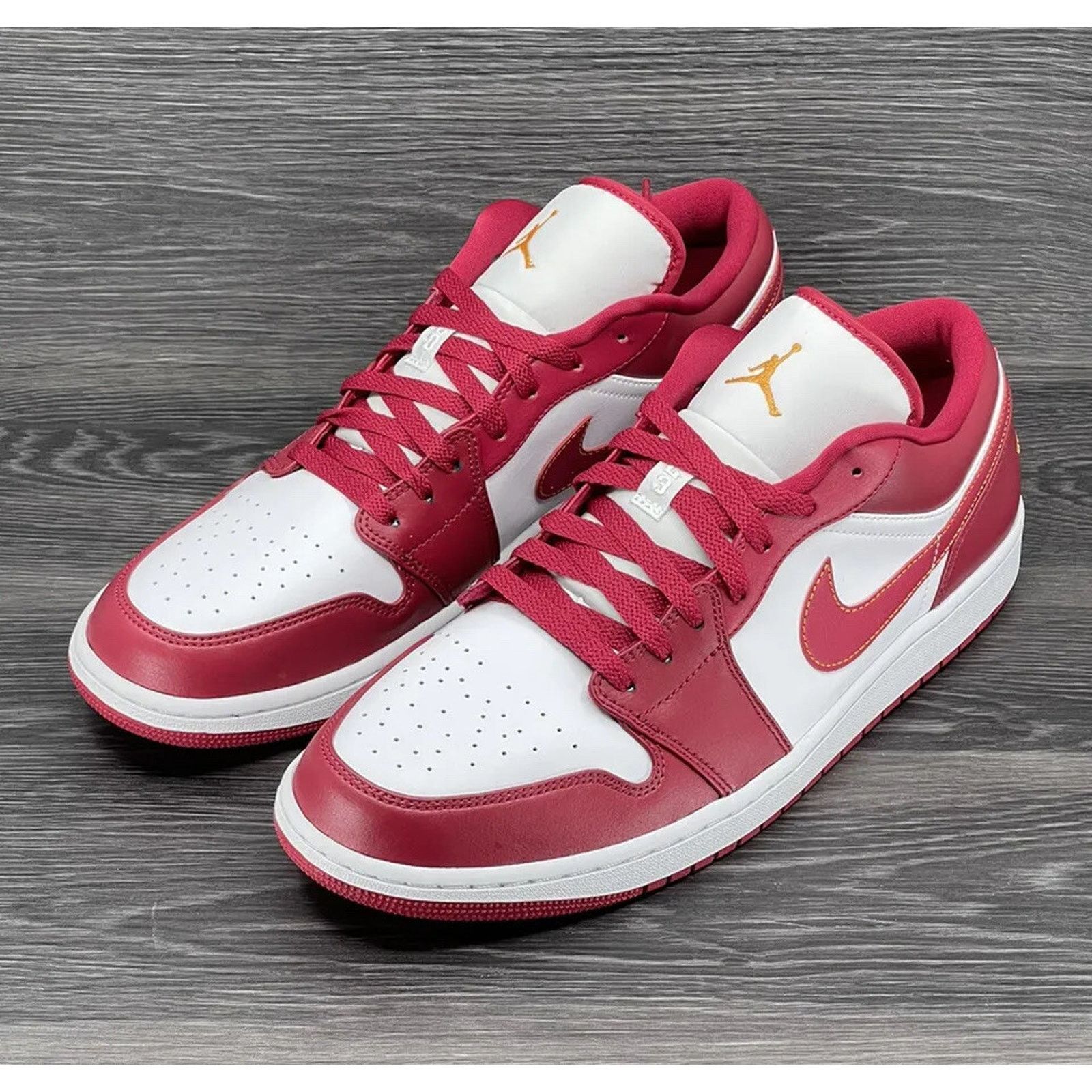 Air Jordan 1 Low Cardinal Red Size 13M [new] 553558-607