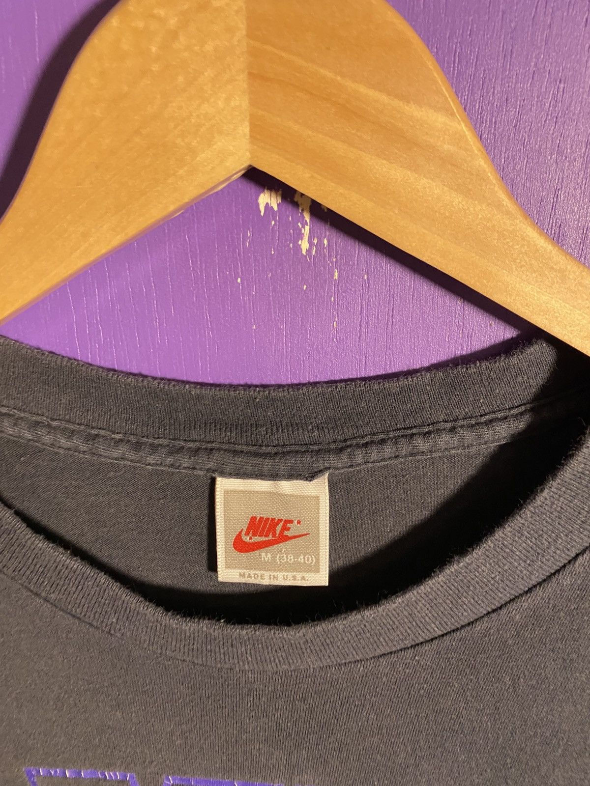 Nike × Vintage Vintage 90s Nike David Robinson faded player tee Size US M / EU 48-50 / 2 - 4 Thumbnail