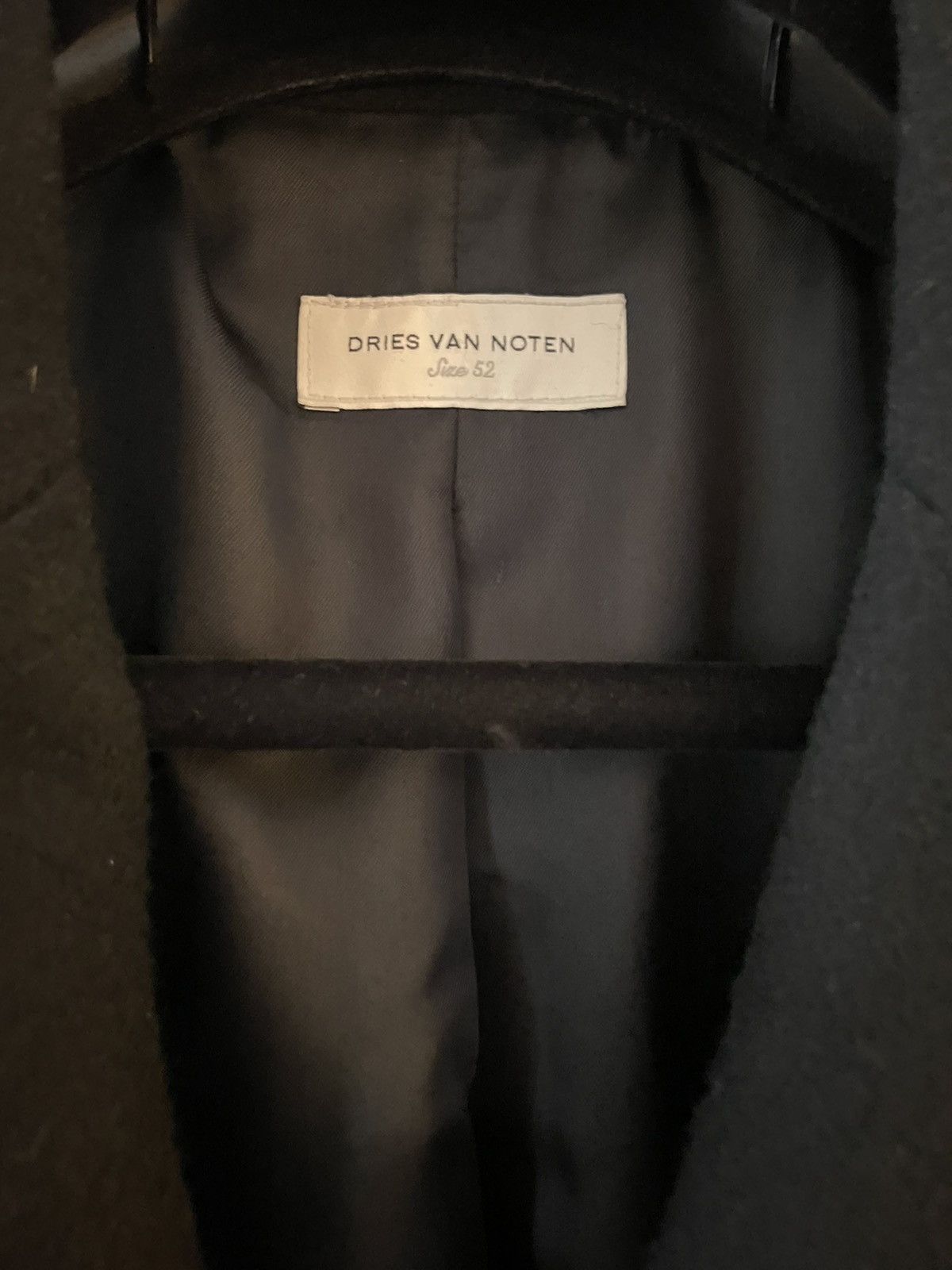 Dries Van Noten Dries Van Noten black Wool coat. Size 52 Size US L / EU 52-54 / 3 - 5 Thumbnail
