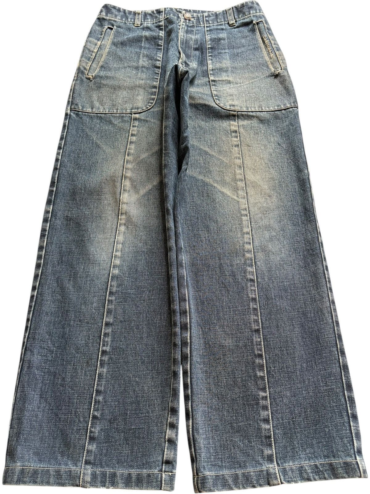 Jean Charles De Castelbajac Vintage Castelbajac Mud Wash Distress Baggy Jeans Size US 30 / EU 46 - 1 Thumbnail