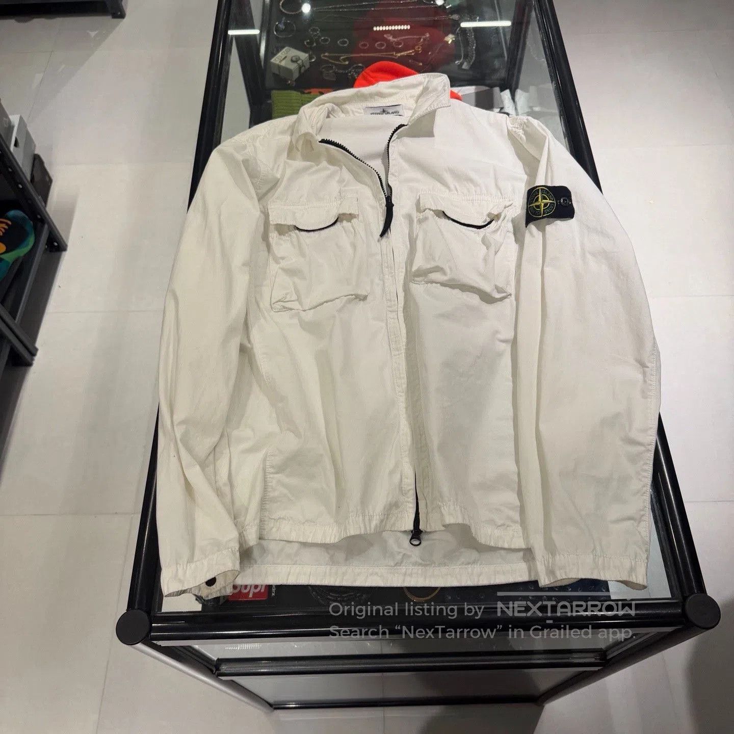 Stone Island Stone Island Logo Zip Jacket. Size US XL / EU 56 / 4 - 5 Thumbnail
