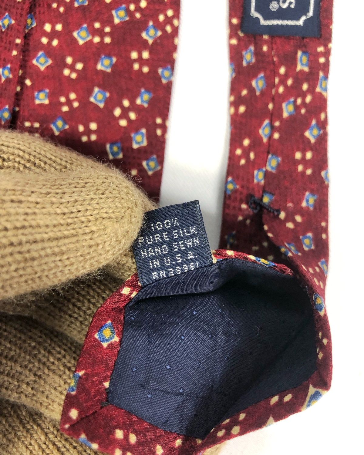 Burberry Prorsum Rare Vintage Burberrys Silk Tie Made in USA Size ONE SIZE - 8 Thumbnail
