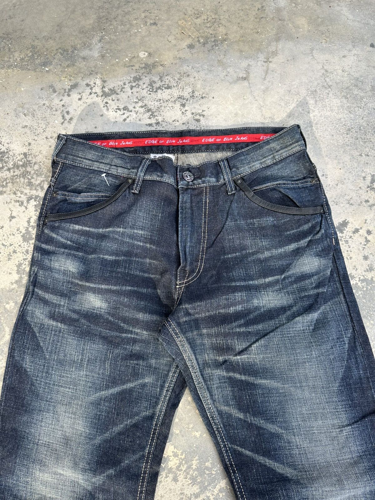 Edwin Edwin Edge of Blue Jeans Faded Pant Size US 33 - 3 Thumbnail