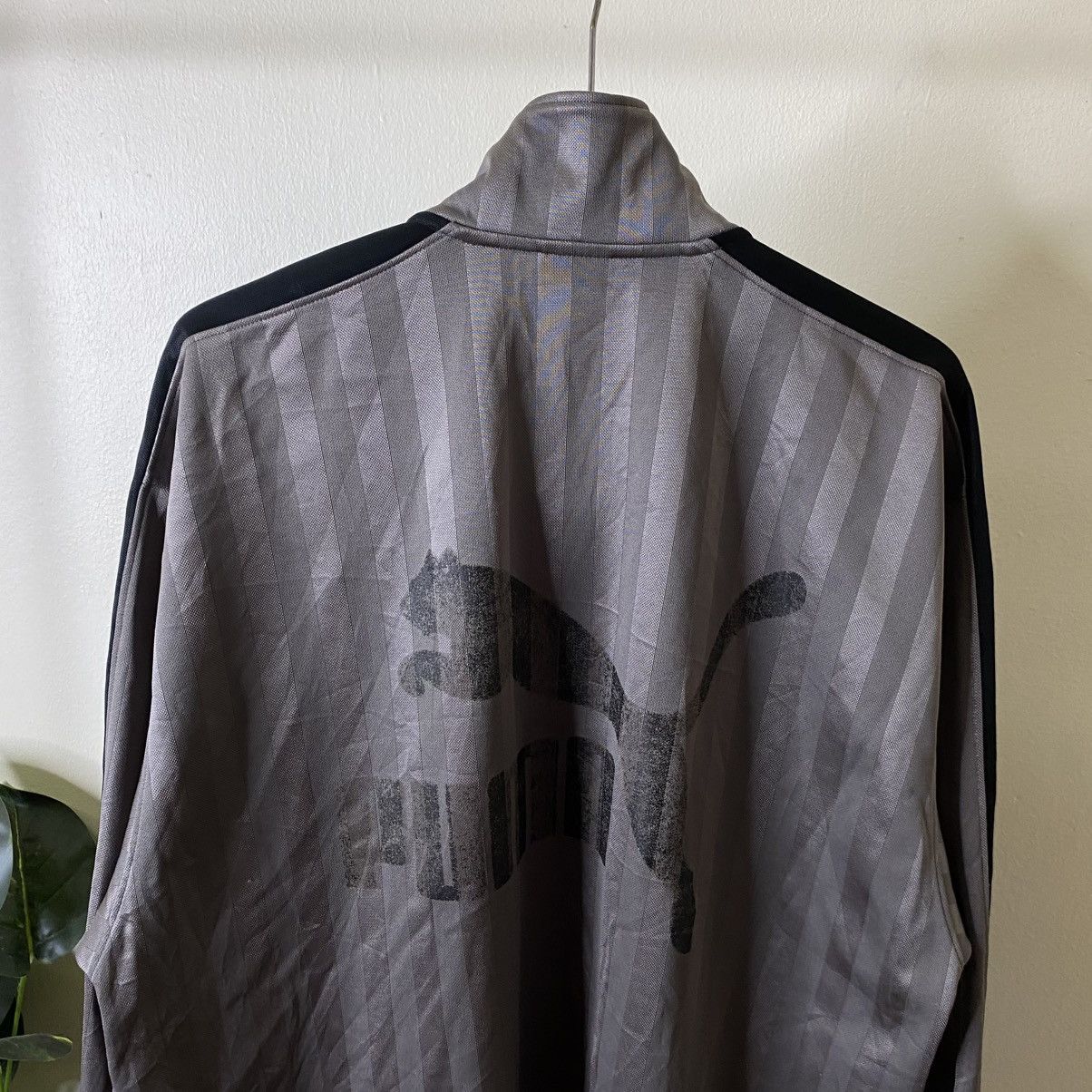 Puma Vintage 1990s Puma Big Logo Drill Tracktop Jacket Size US XL / EU 56 / 4 - 2 Thumbnail