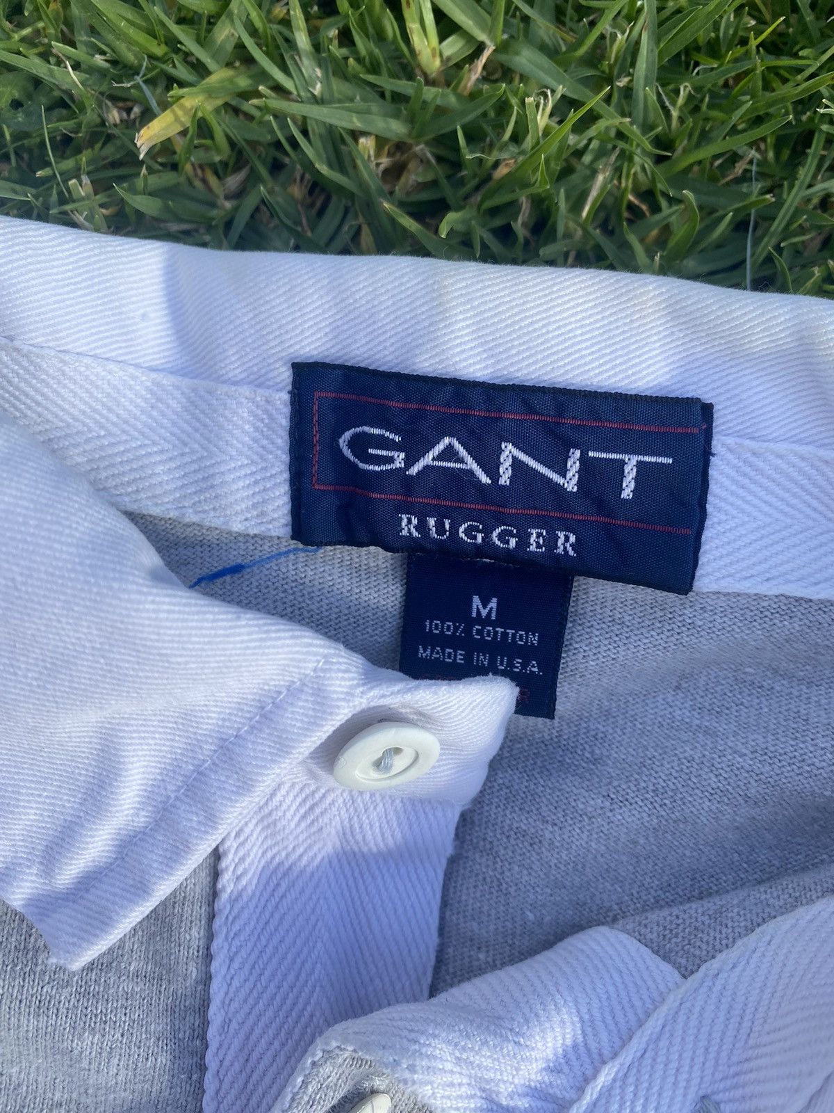 Gant × Vintage VINTAGE Longsleeve Striped Rugby Size US M / EU 48-50 / 2 - 3 Thumbnail