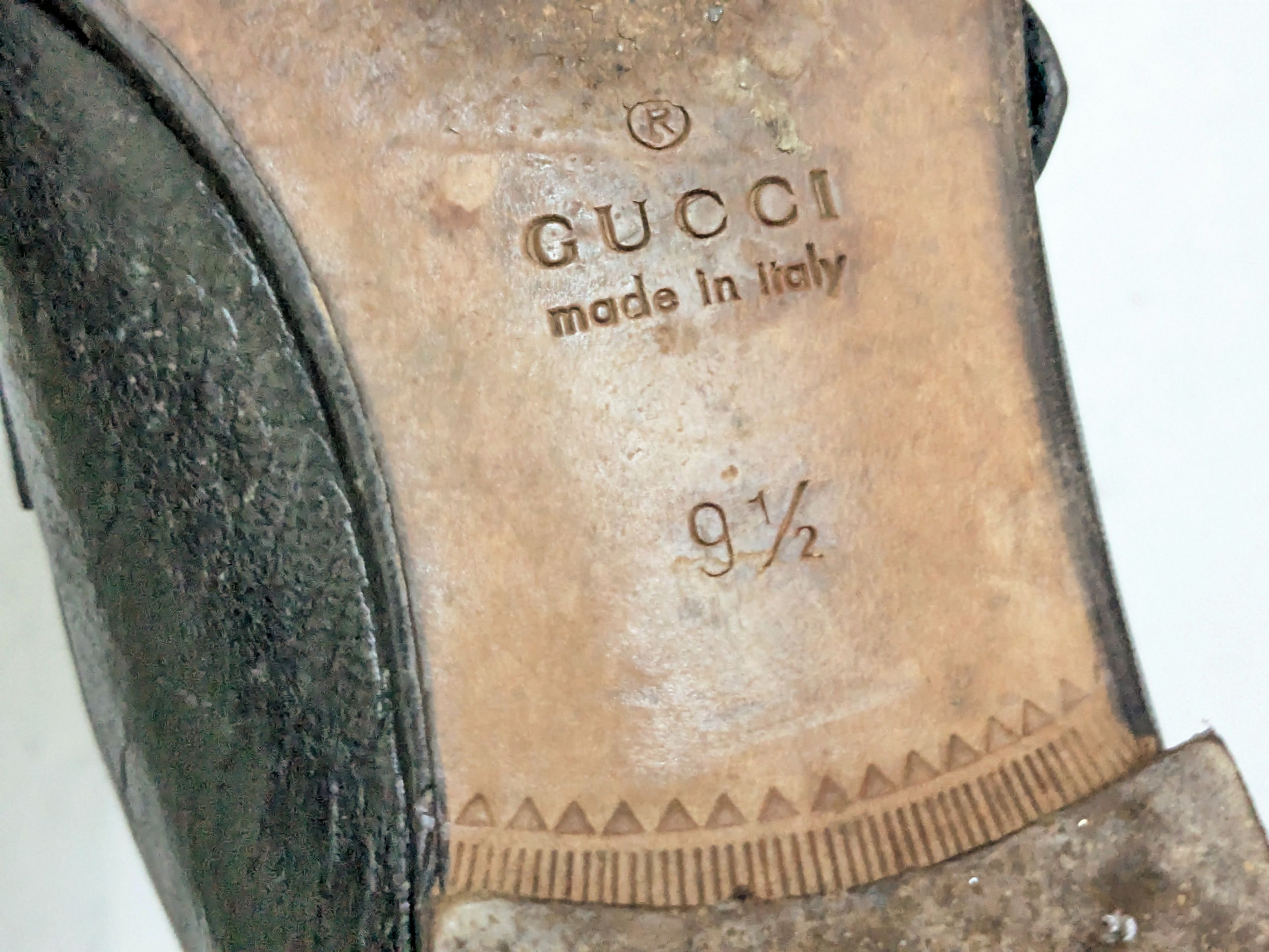 Gucci Gucci Loafers Black 10 Web GG Logo Size US 10 / EU 43 - 14 Thumbnail