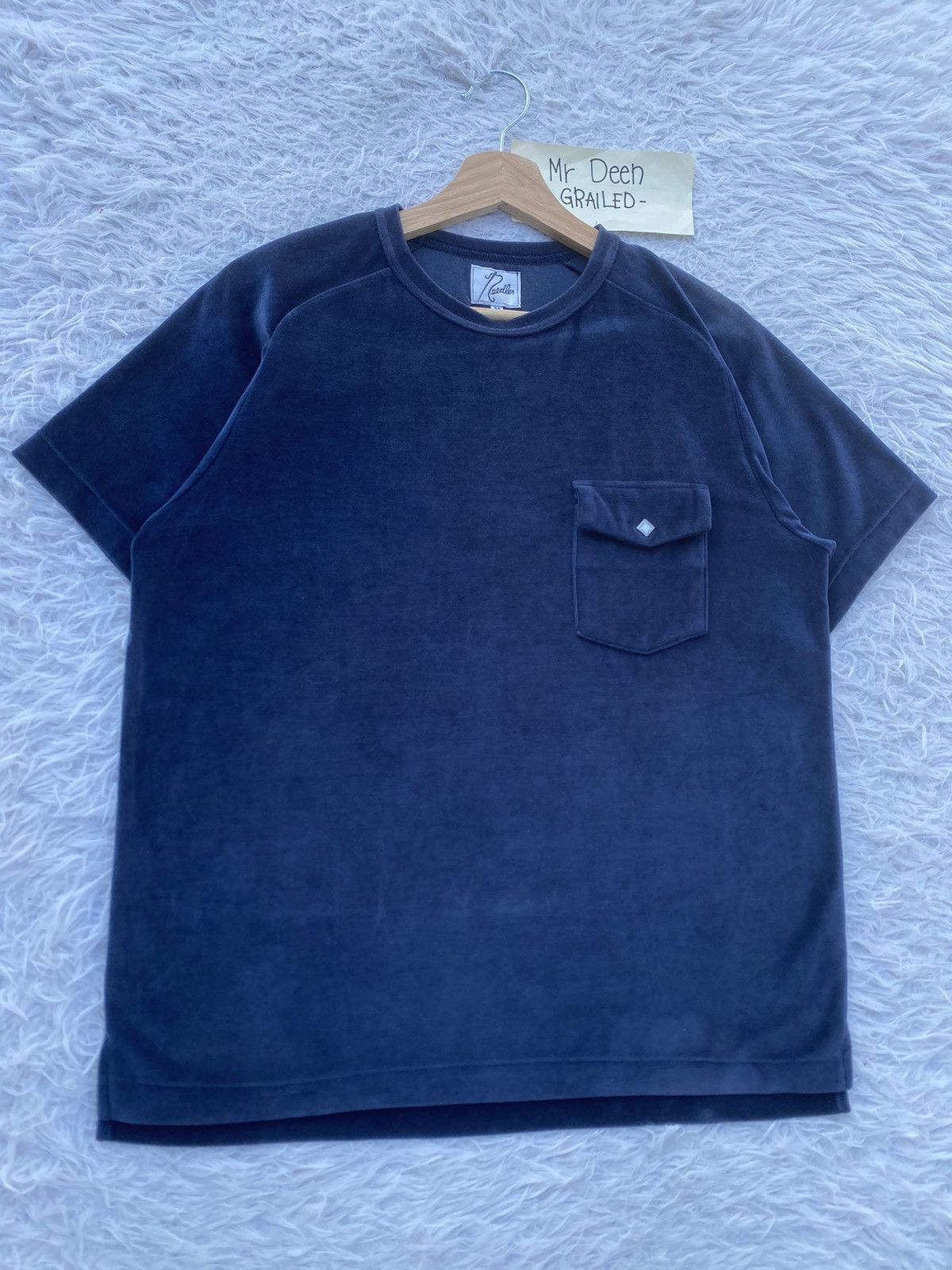 Needles Rare Vintage Needles Velvet Pocket Tshirt Size US M / EU 48-50 / 2 - 3 Thumbnail