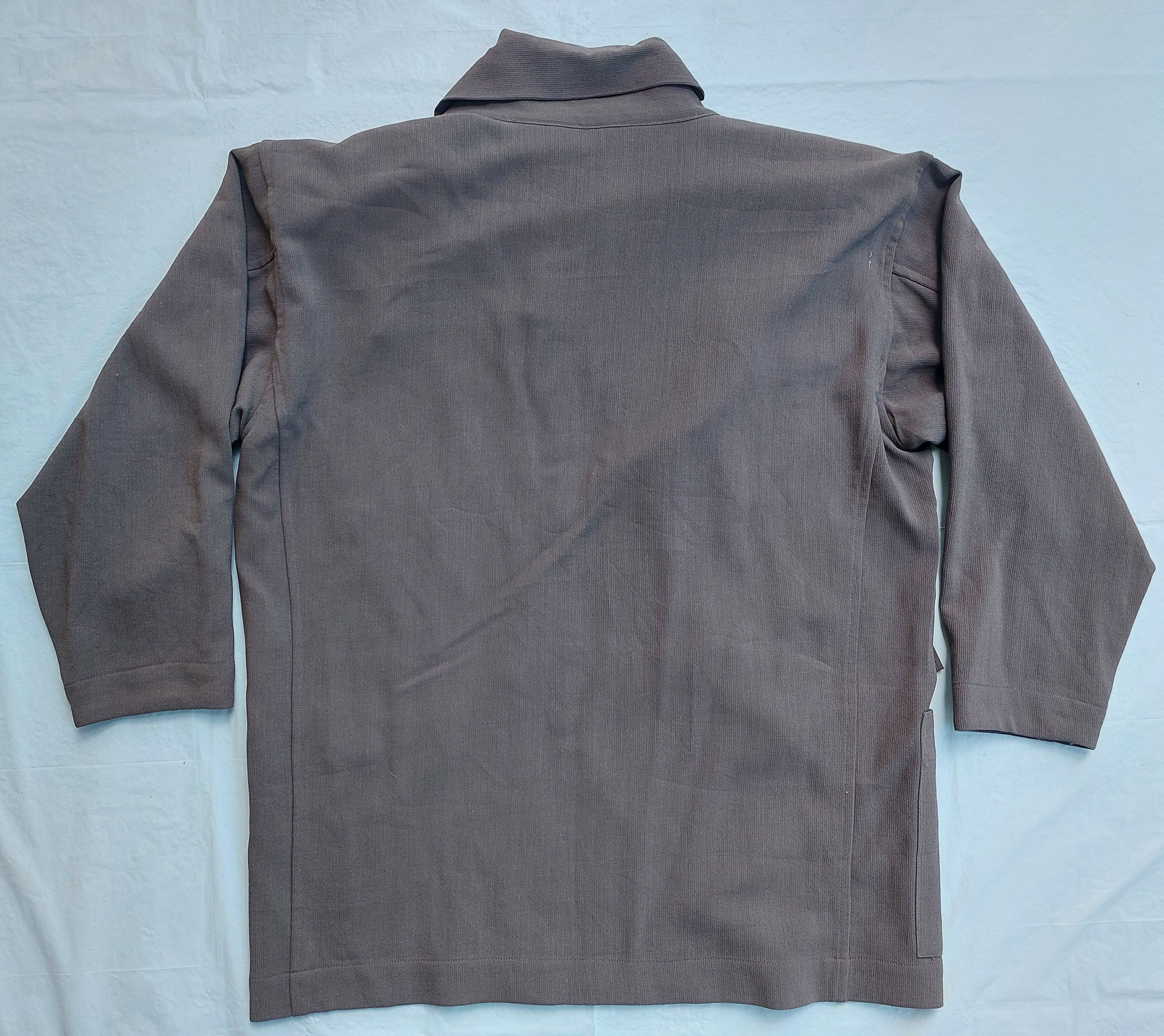 Issey Miyake PLANTATION by ISSEY MIYAKE oversized collar wool coat Size US M / EU 48-50 / 2 - 9 Thumbnail