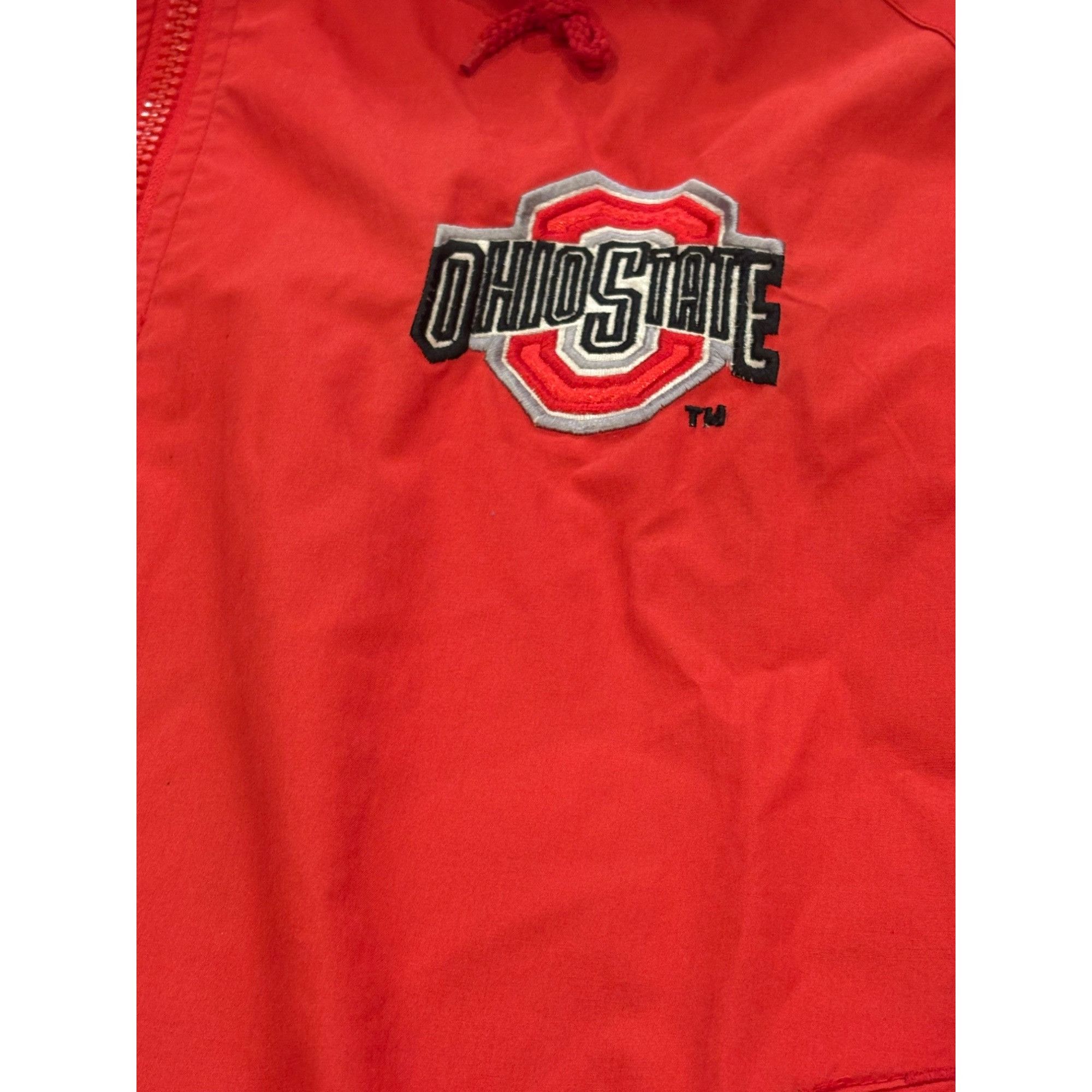 Pro Player Vintage 1990's Pro Player Ohio State Buckeyes Hooded Windbre Size US XL / EU 56 / 4 - 5 Thumbnail