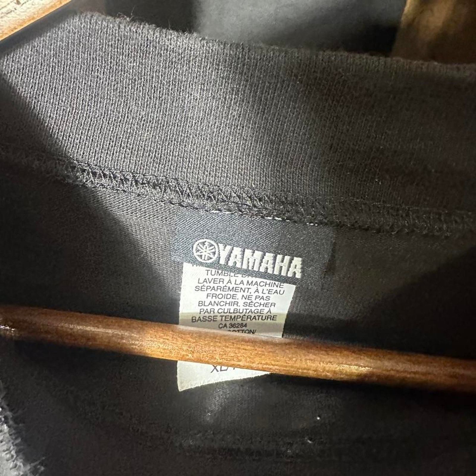 Yamaha Vintage 90s Yamaha Snowmobiles Long Sleeve Tee Shirt Black Size US XL / EU 56 / 4 - 3 Thumbnail