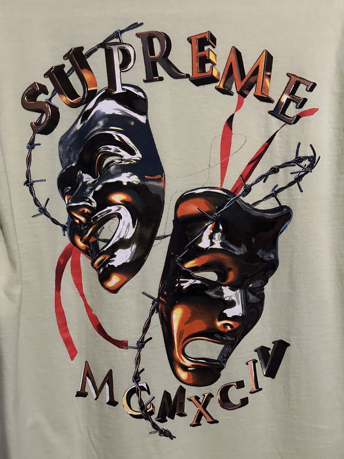 Supreme Supreme Laugh Now Tee Size US M / EU 48-50 / 2 - 2 Thumbnail