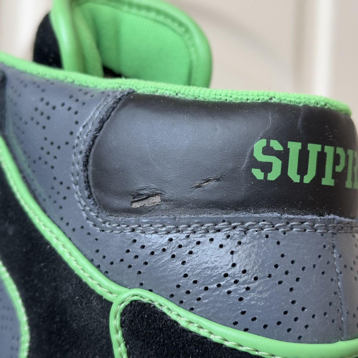 Supra Supra 2009 Vaider Charcoal Green High-Top Sneakers Size US 10.5 / EU 43-44 - 12 Thumbnail