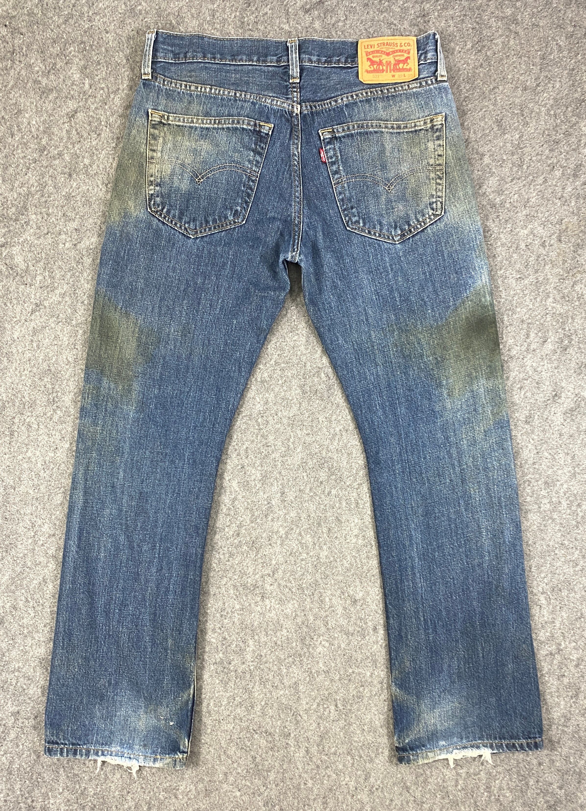Levi's Dirty Blue Vintage Levis 527 Flare Jeans 33x29.5 - JN3201 Size US 33 - 2 Thumbnail