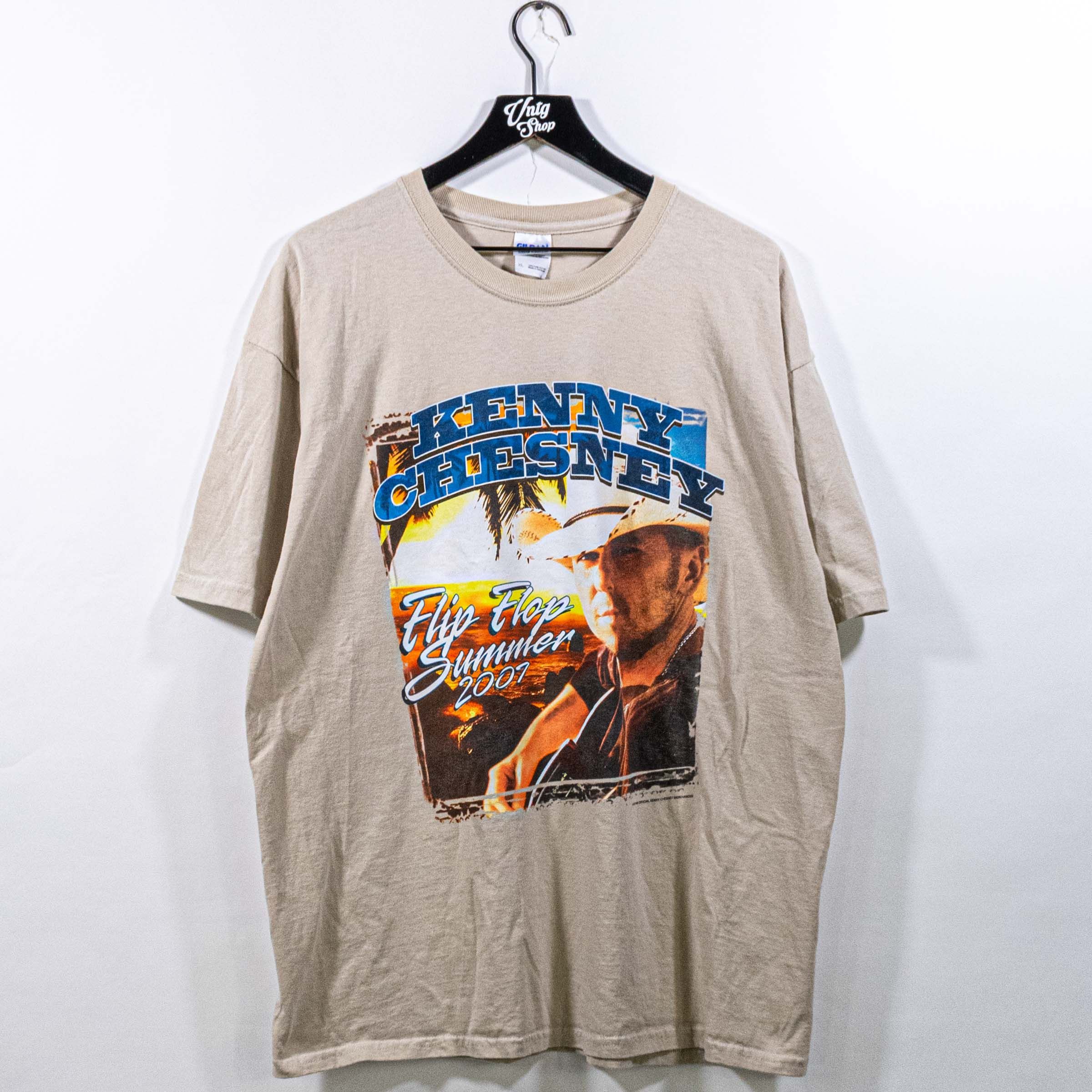 Band Tees Kenny Chesney Flip Flop Summer 2007 Tour T-Shirt Country Size US XL / EU 56 / 4 - 1 Thumbnail