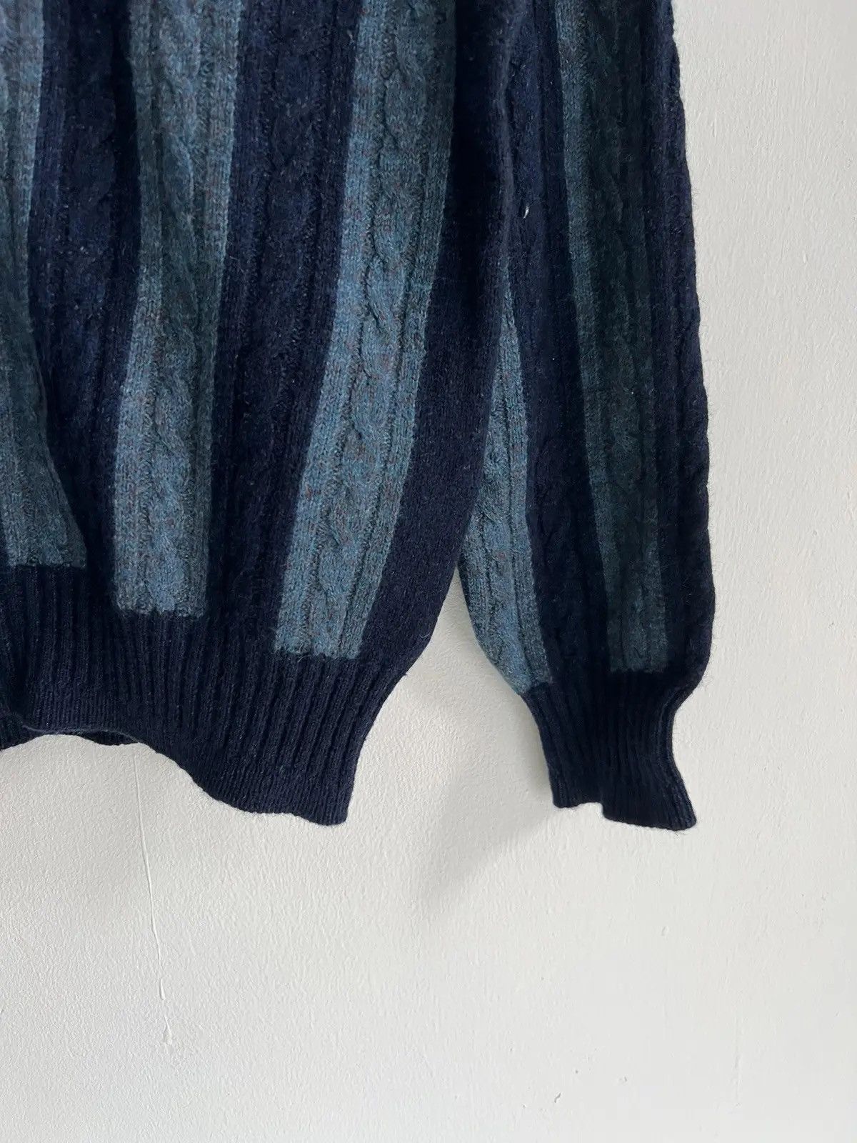 Yves Saint Laurent Vintage 90s Yves Saint Lauren 3D Cable Knitwear Sweater Size US M / EU 48-50 / 2 - 5 Thumbnail