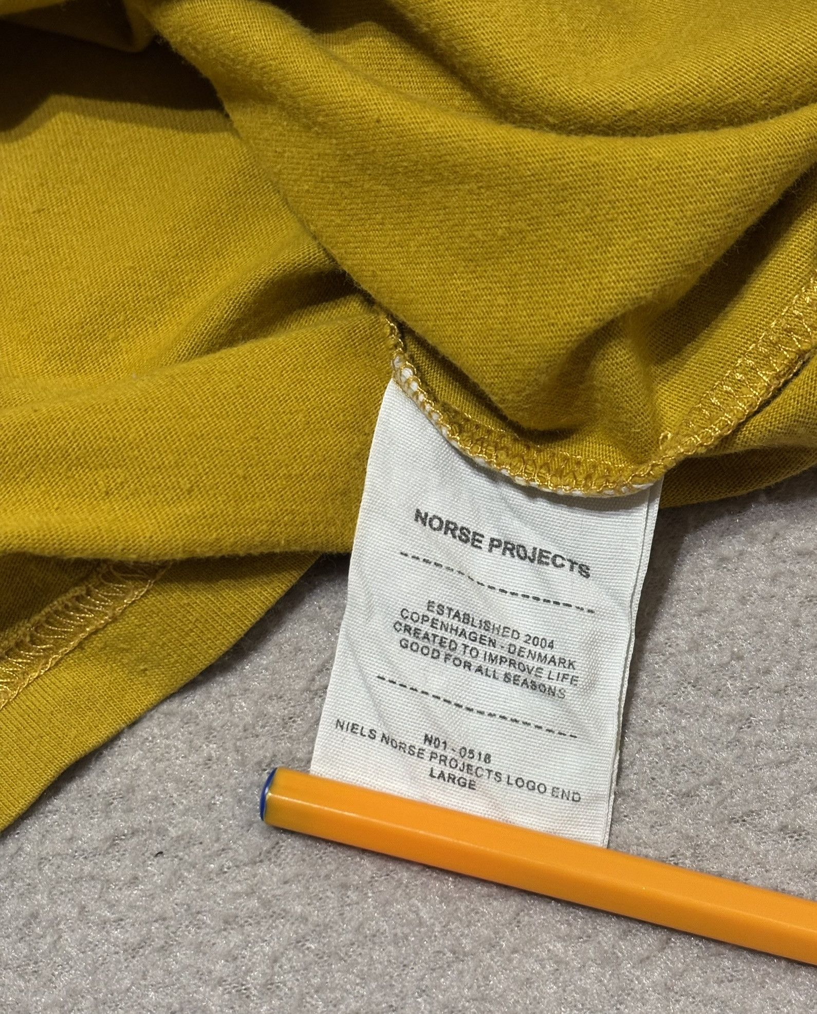 Norse Projects Norse Projects Yellow T-Shirt size L Size US L / EU 52-54 / 3 - 17 Thumbnail