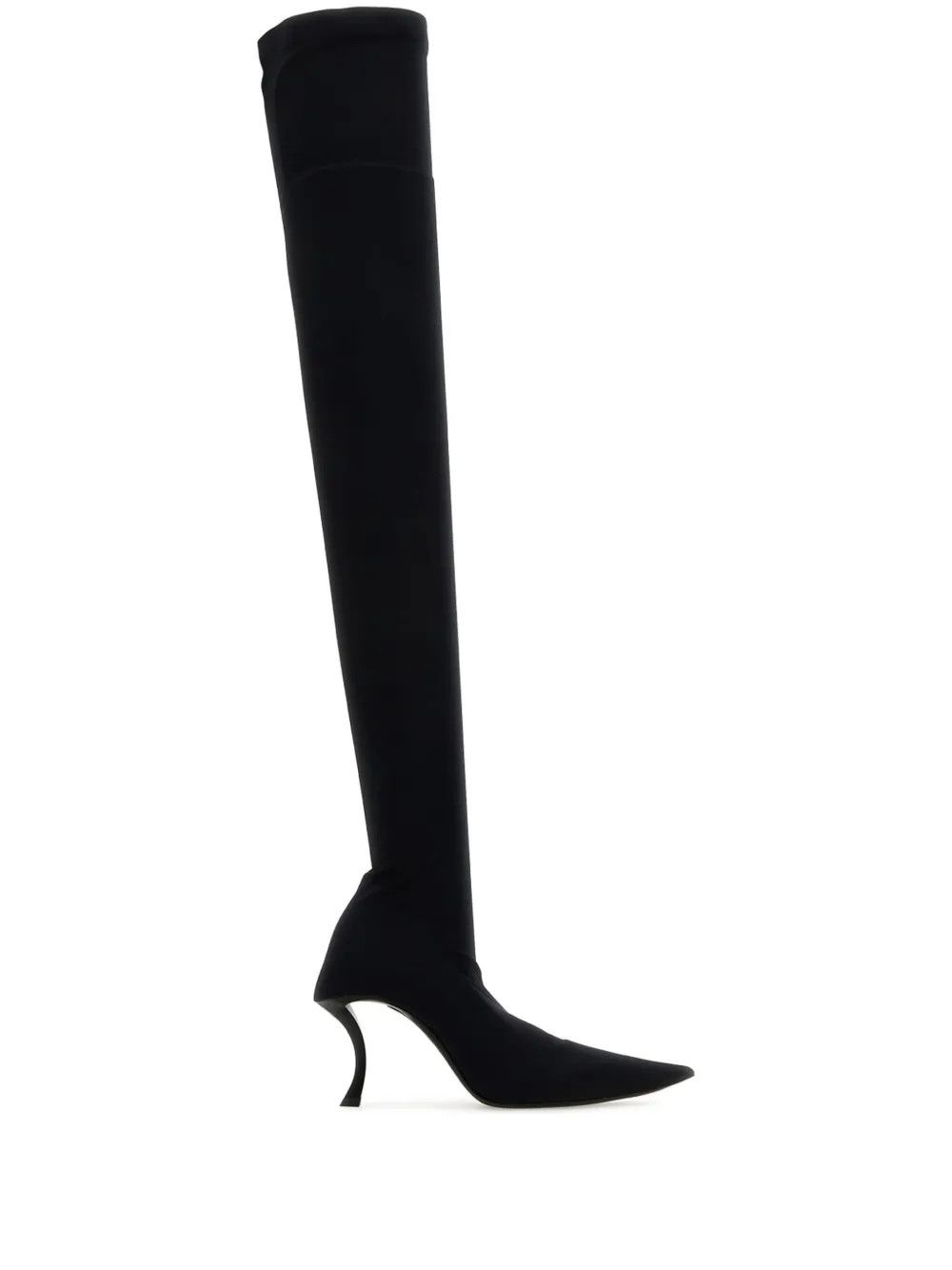 Balenciaga Hourglass 100mm over-the-knee boots Size US 7 / IT 37 - 1 Thumbnail