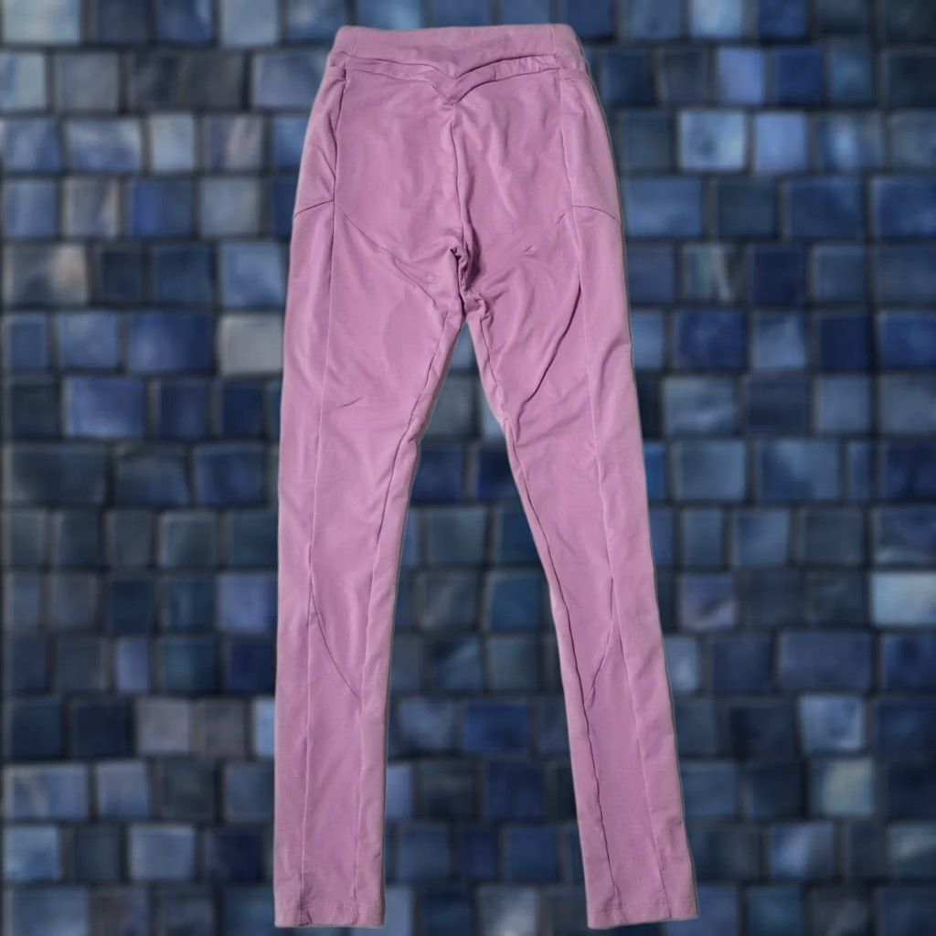 Gymshark Gymshark Leggings S Womens Pink Logo Nylon Elastane Pull On Inseam 26 Activewear Moisture Management Size 28" / US 6 / IT 42 - 1 Thumbnail