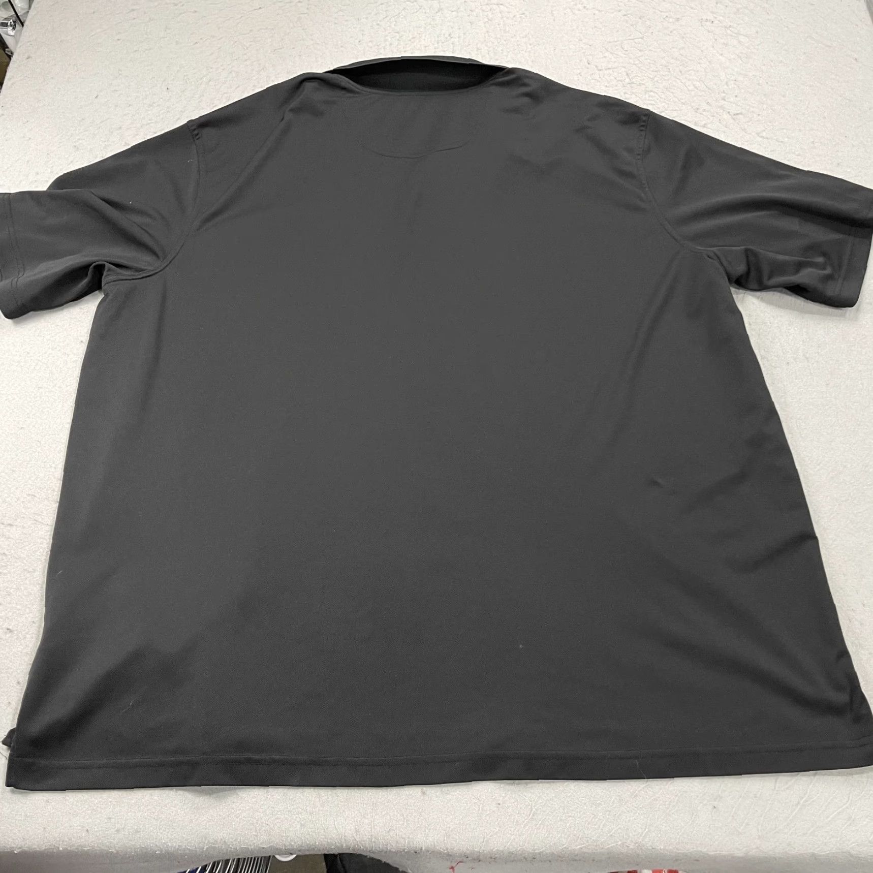 Reebok Reebok Polo Shirt Mens 5XLT Black Solid Performance Golf Breathable Lightweight Polyester Spandex Big & Tall Shirt Mens Golf Polo 5XLT Black Solid Size US XXL / EU 58 / 5 - 5 Thumbnail