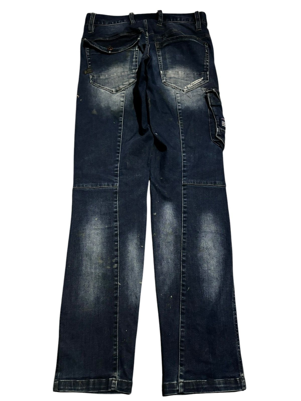 FRONTEER × Japanese Brand I’z Frontier Faded Season Distressed Multi Pocket Jeans Size US 31 - 2 Thumbnail