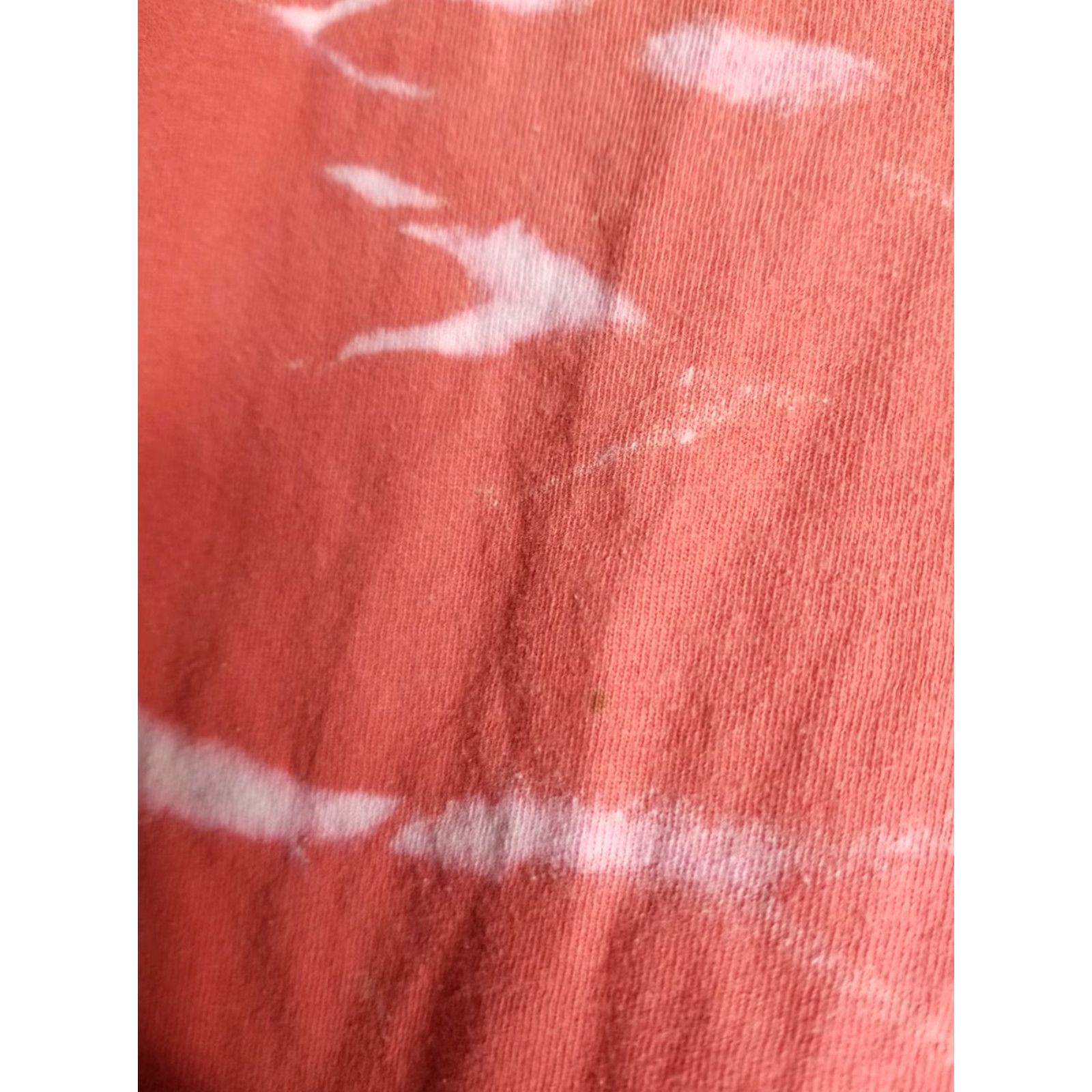 Hanes VTG Hanes Shirt Womens L T-Shirt Grunge Punk Bleached Distressed Peach 90s Orange Crew Neck Short Sleeve 1990s Vintage Ladies Large Size L / US 10 / IT 46 - 4 Thumbnail