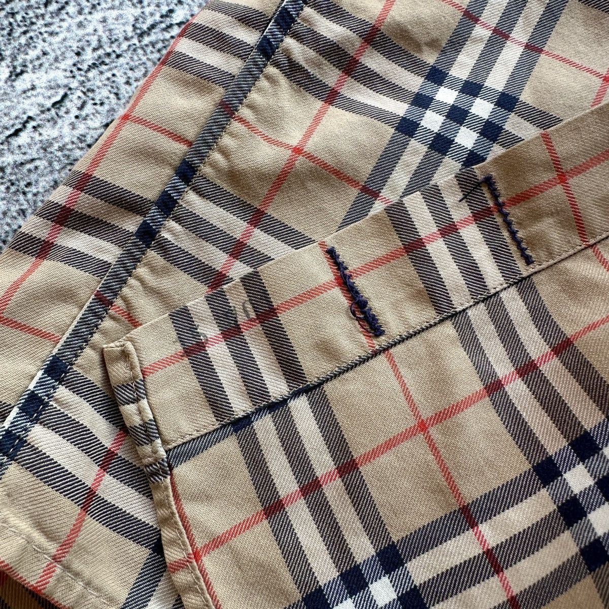 Burberry Classic Nova Check Button Up Shirt Made in USA