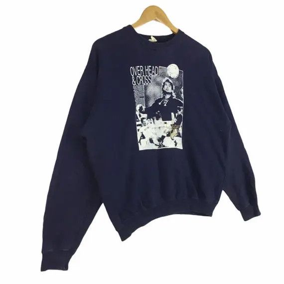 Vintage Vtg KALOF Football Soccer Legend Sweatshirt Champion League Size US M / EU 48-50 / 2 - 2 Thumbnail
