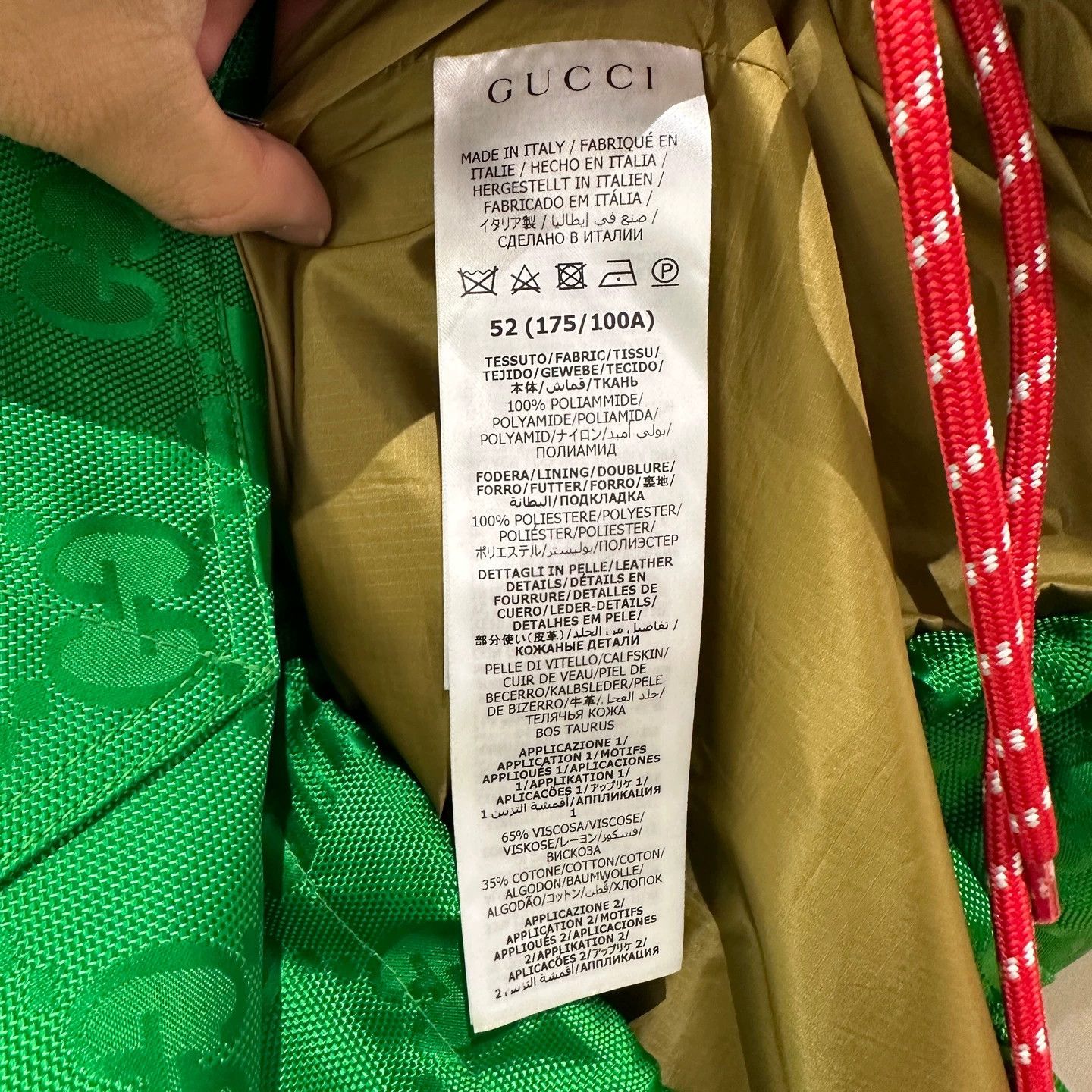 Gucci Gucci dp60 all over GG striped zip-up jacket 52 Size US L / EU 52-54 / 3 - 4 Thumbnail