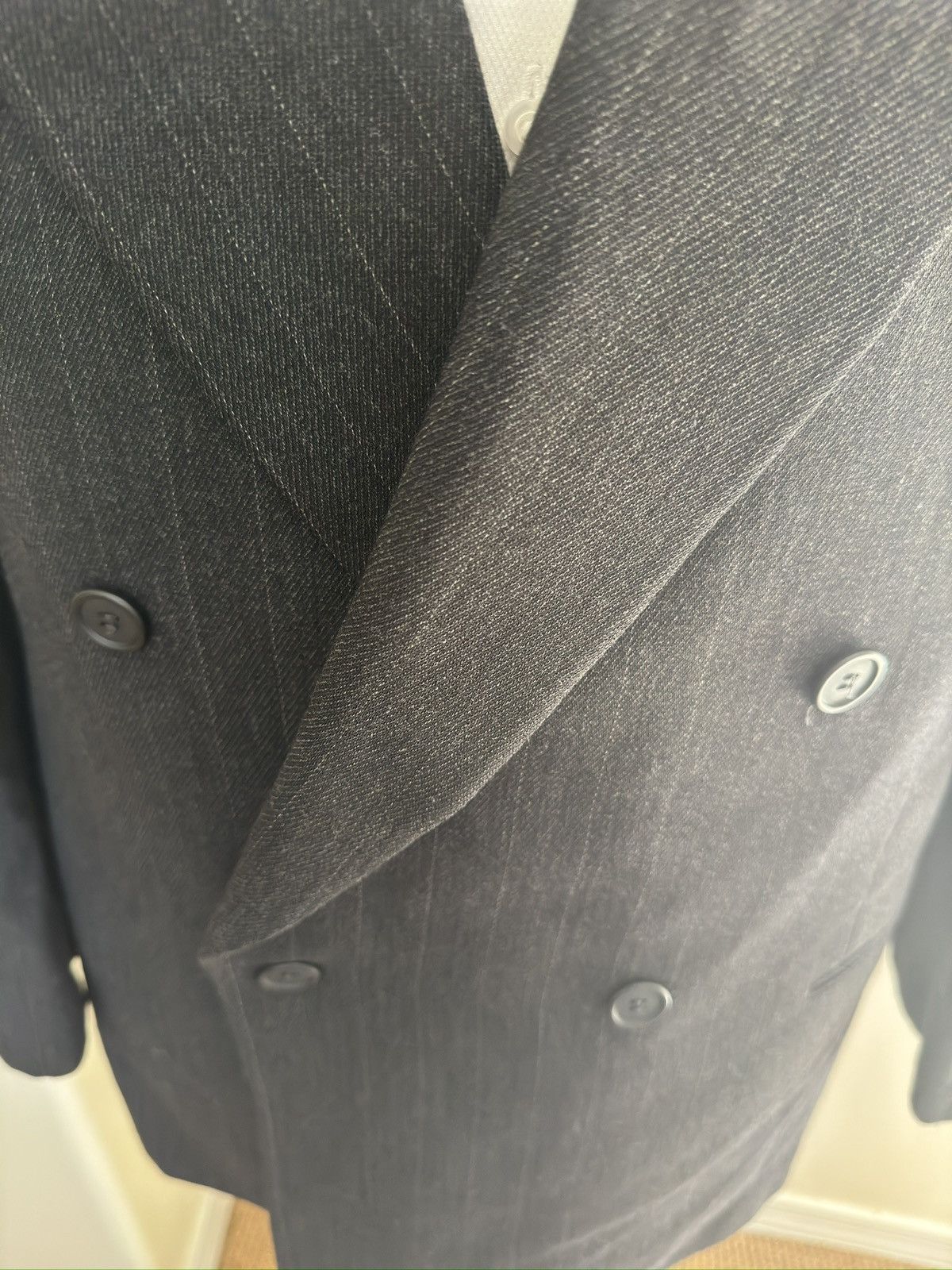 Giorgio Armani Giorgio Armani Made in Italy DB Peak Lapel Jacket Size 42L Size 42R - 4 Thumbnail