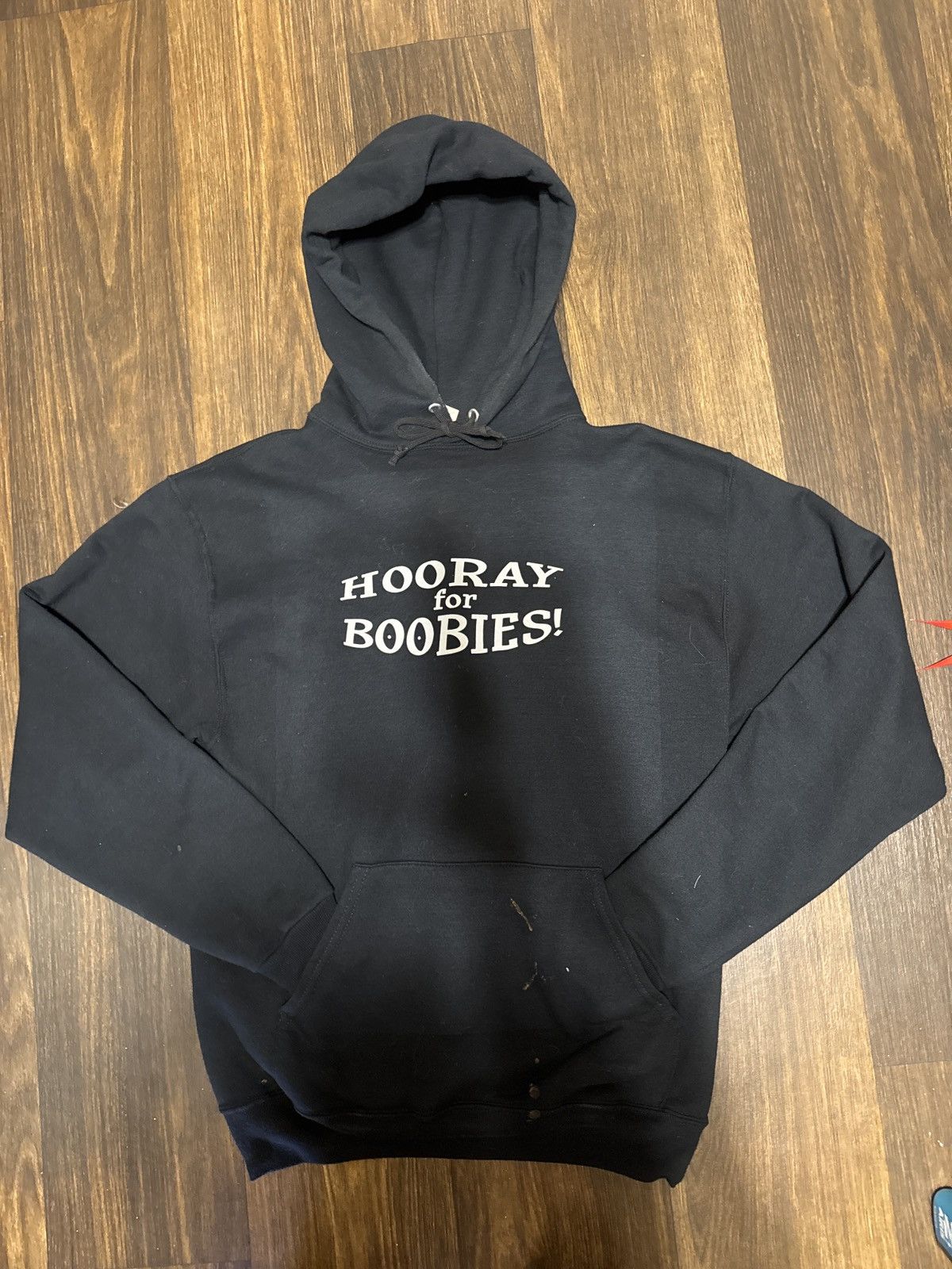 Jerzees Hooray for Boobies Hoodie Size M / US 6-8 / IT 42-44 - 1 Thumbnail