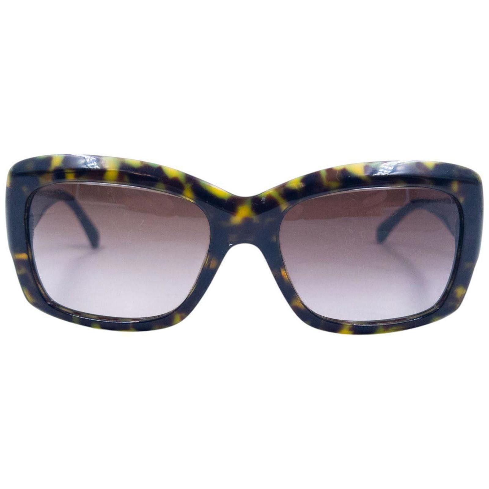 Chanel Vintage Chanel Tortoise Shell Sunglasses Size ONE SIZE - 2 Thumbnail