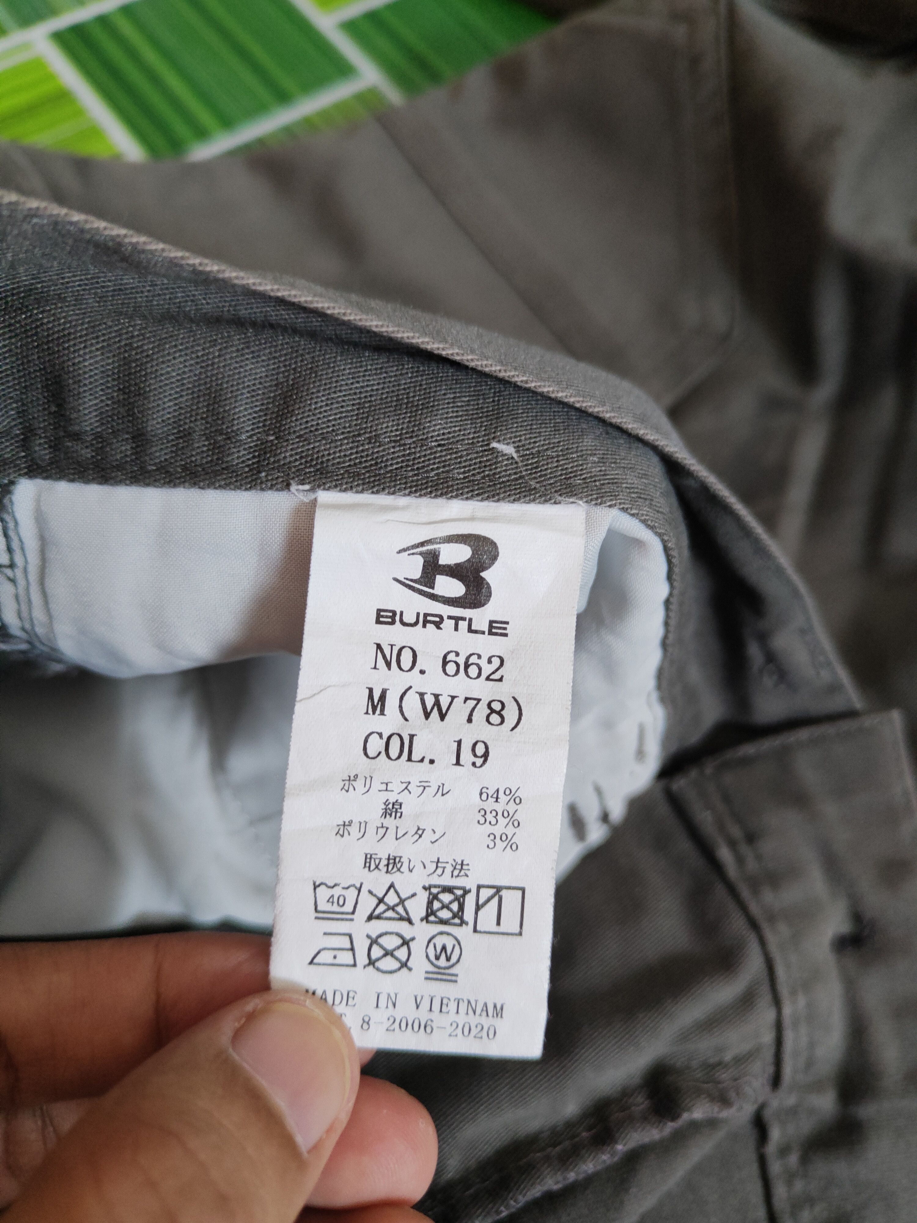 Japanese Brand Burtle Dark Gray Multipocket Cargo Pants N#S23 Size US 31 - 17 Thumbnail