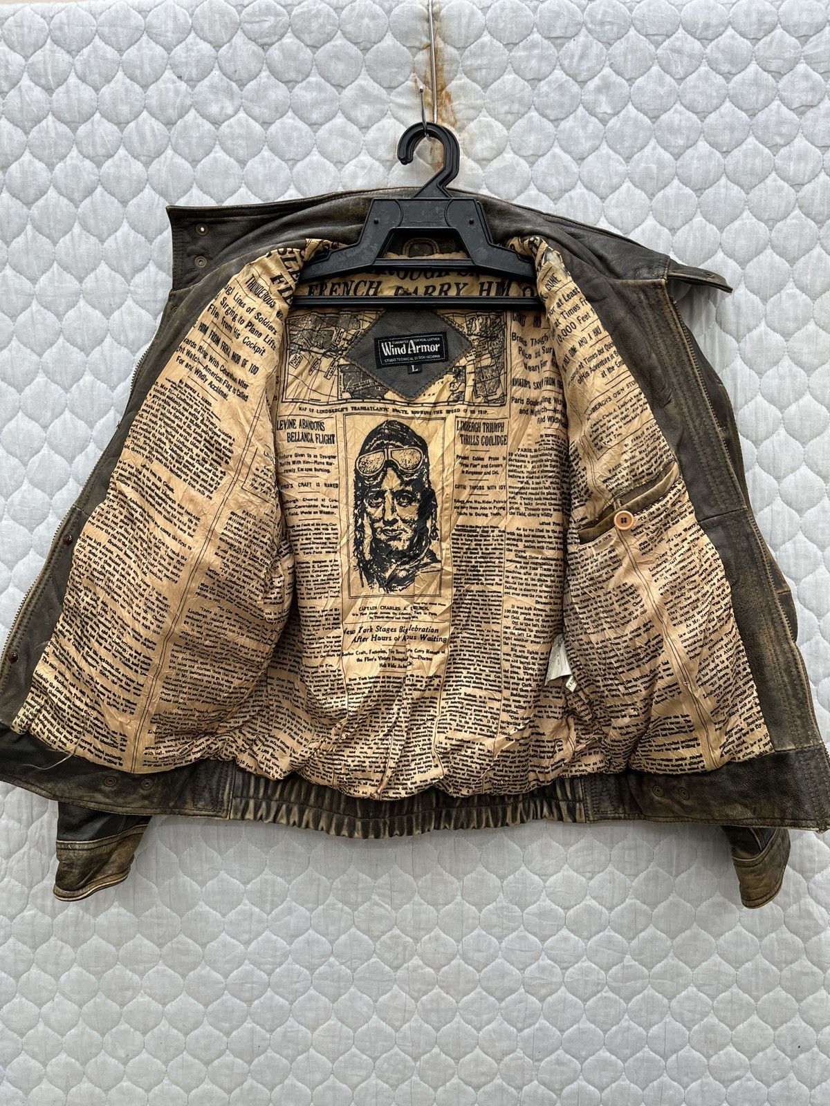 Vintage 🔥🔥🔥STEALS CAPTAIN CHARLES LINDBERG TRIUMPH LEATHER JACKET Size US M / EU 48-50 / 2 - 20 Thumbnail
