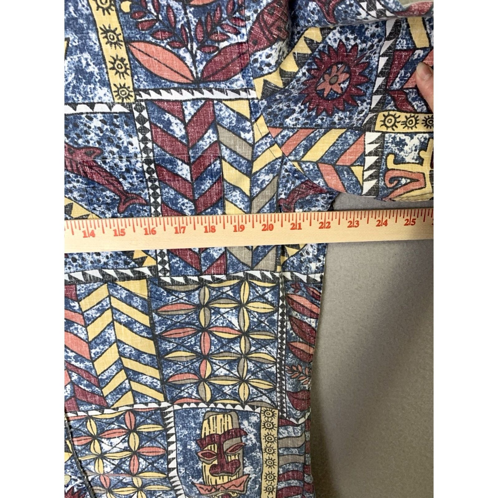 Reyn Spooner Reyn Spooner Hawaiian Aloha Shirt Large Multicolor Button-Up Short Sleeve Tiki Beach Casual Mens Size US L / EU 52-54 / 3 - 7 Thumbnail