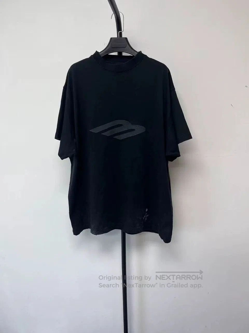 Balenciaga Balenciaga Faded Logo Print Short Sleeve T-shirt. Size US XS / EU 42 / 0 - 1 Thumbnail
