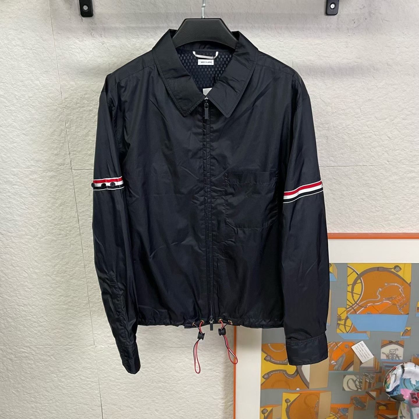 Thom Browne Thom Browne TB Arm Stripe Black Jacket Size US L / EU 52-54 / 3 - 1 Thumbnail