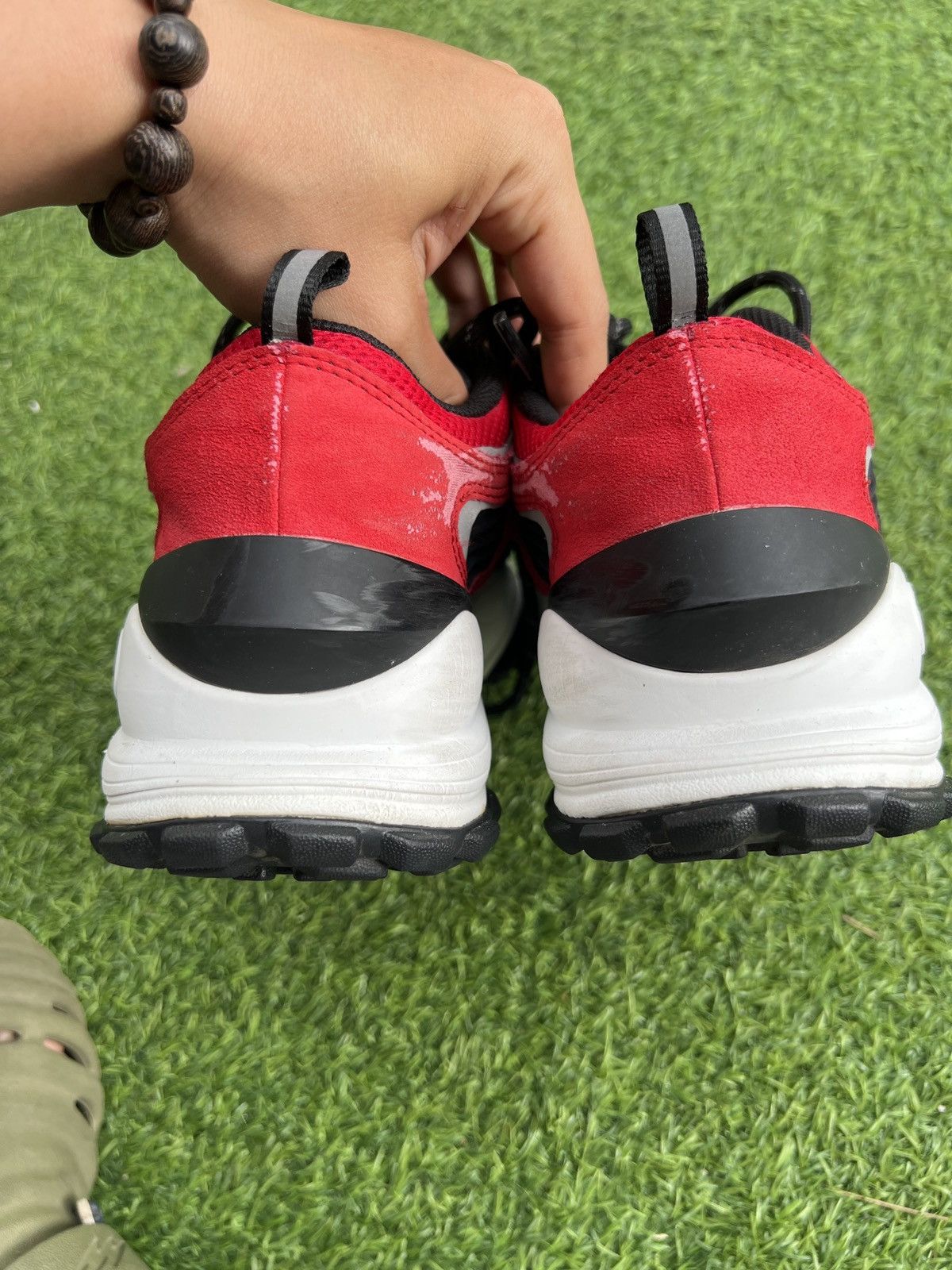 Bape AAPE by A Bathing Ape Black and Red Dimension Sneakers Size US 8 / EU 41 - 5 Thumbnail