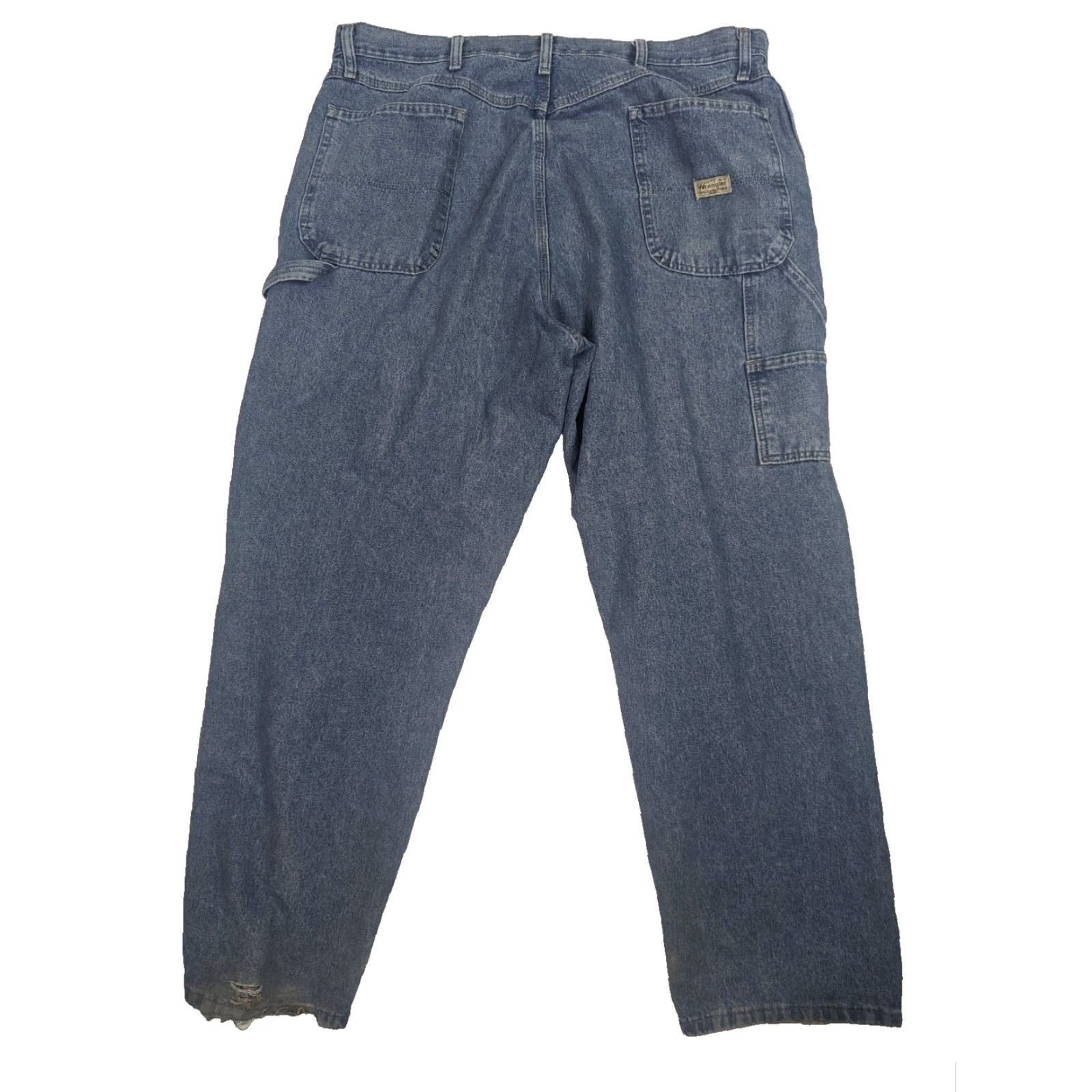 Wrangler Wrangler Jeans Carpenter Denim Blue 40x32 Straight M5J Men Regular waistband pockets Size US 40 / EU 56 - 2 Thumbnail