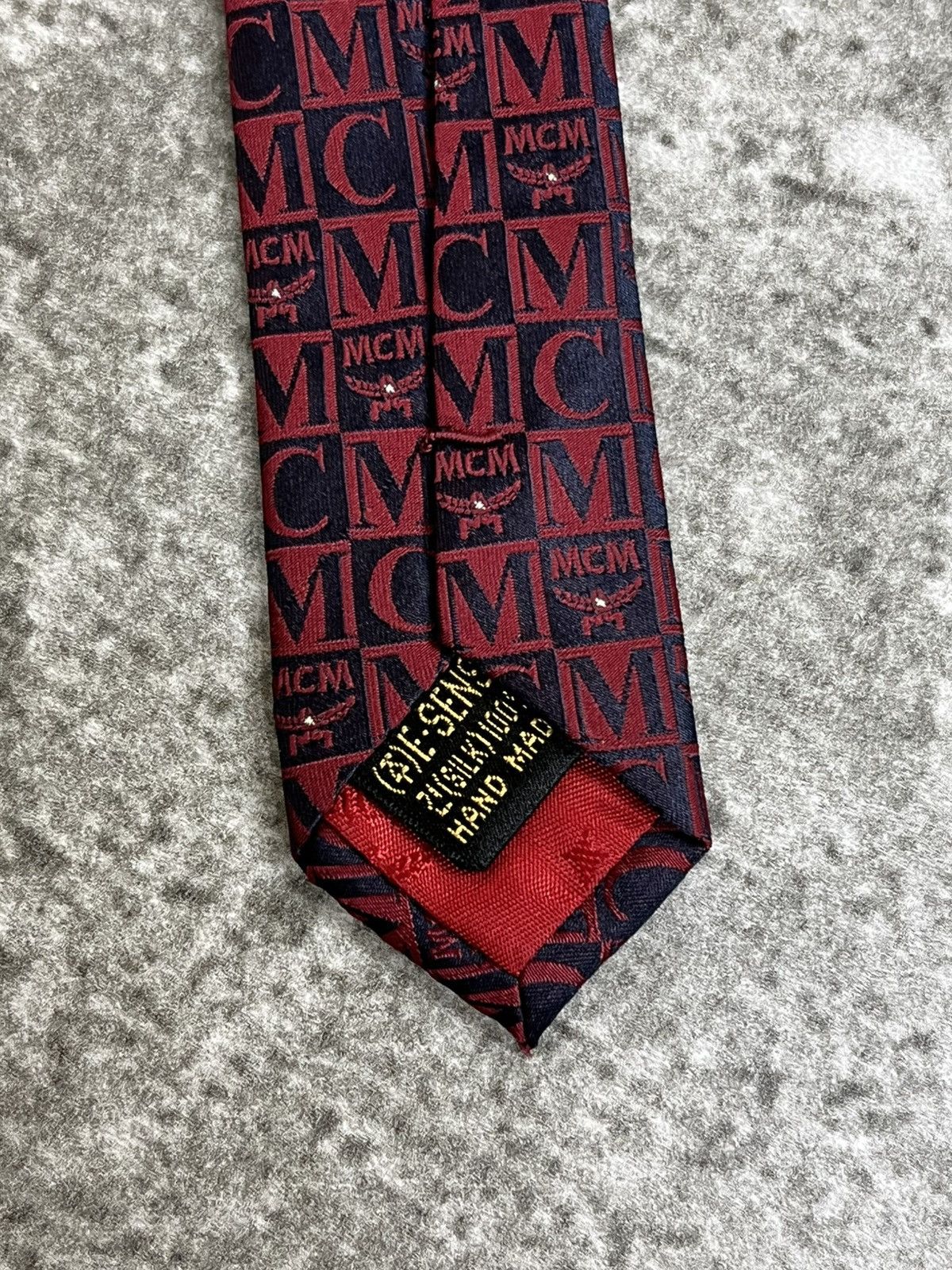 MCM MCM Swarovski Silk Tie Size ONE SIZE - 7 Thumbnail