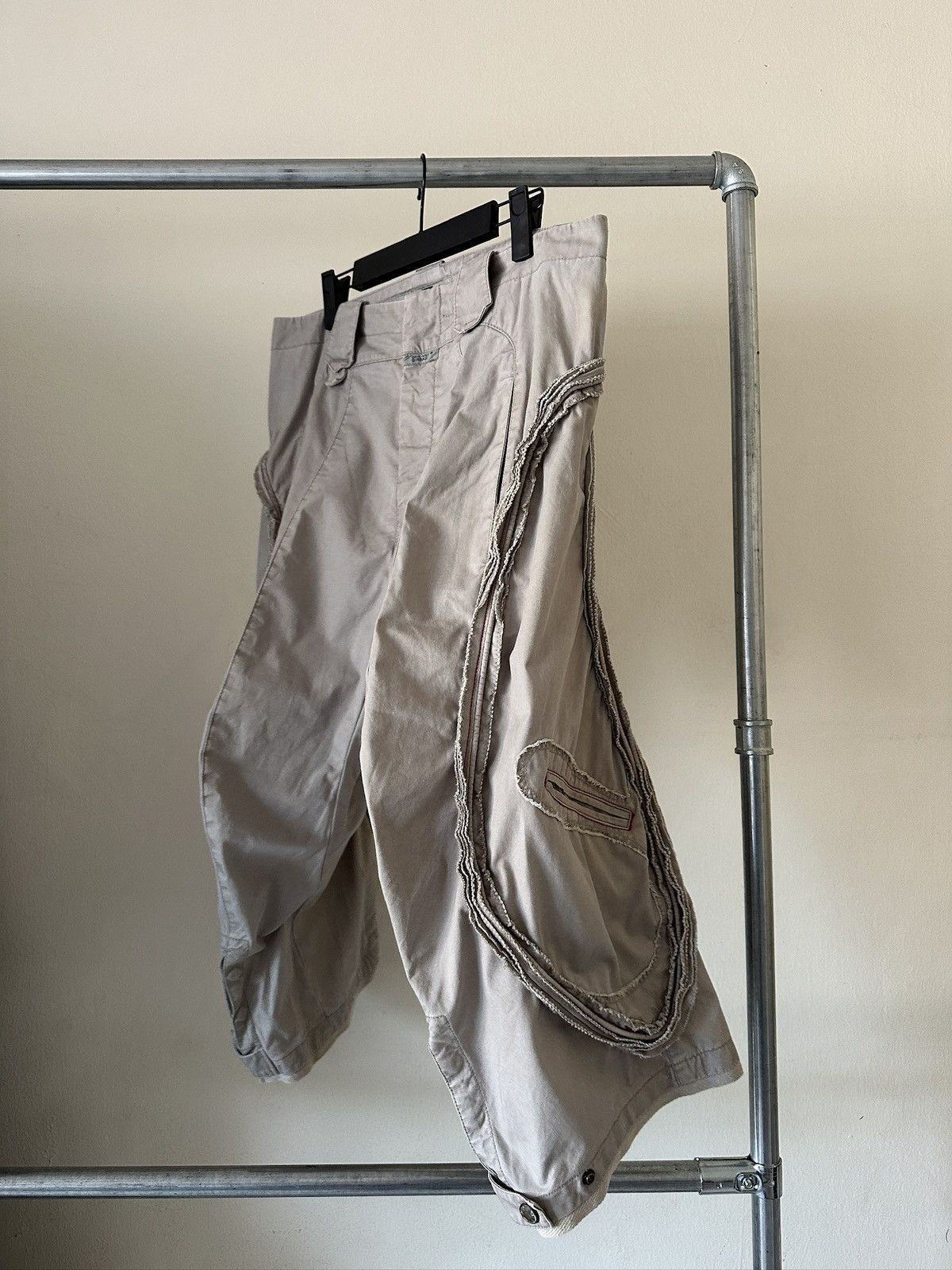 2000s Marithe Francois Girbaud Piping Cargo Pant