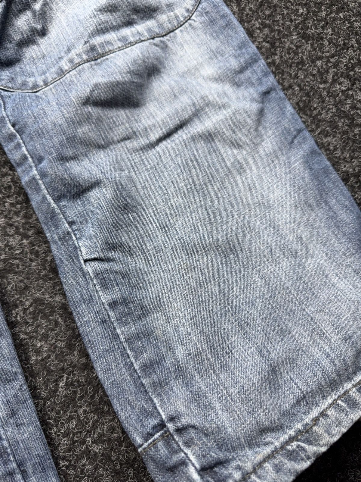 20471120 Japanese 00s Y2K Retro Sk8 Jnco Ecko Baggy Cargo Denim Jeans Size US 36 / EU 52 - 3 Thumbnail