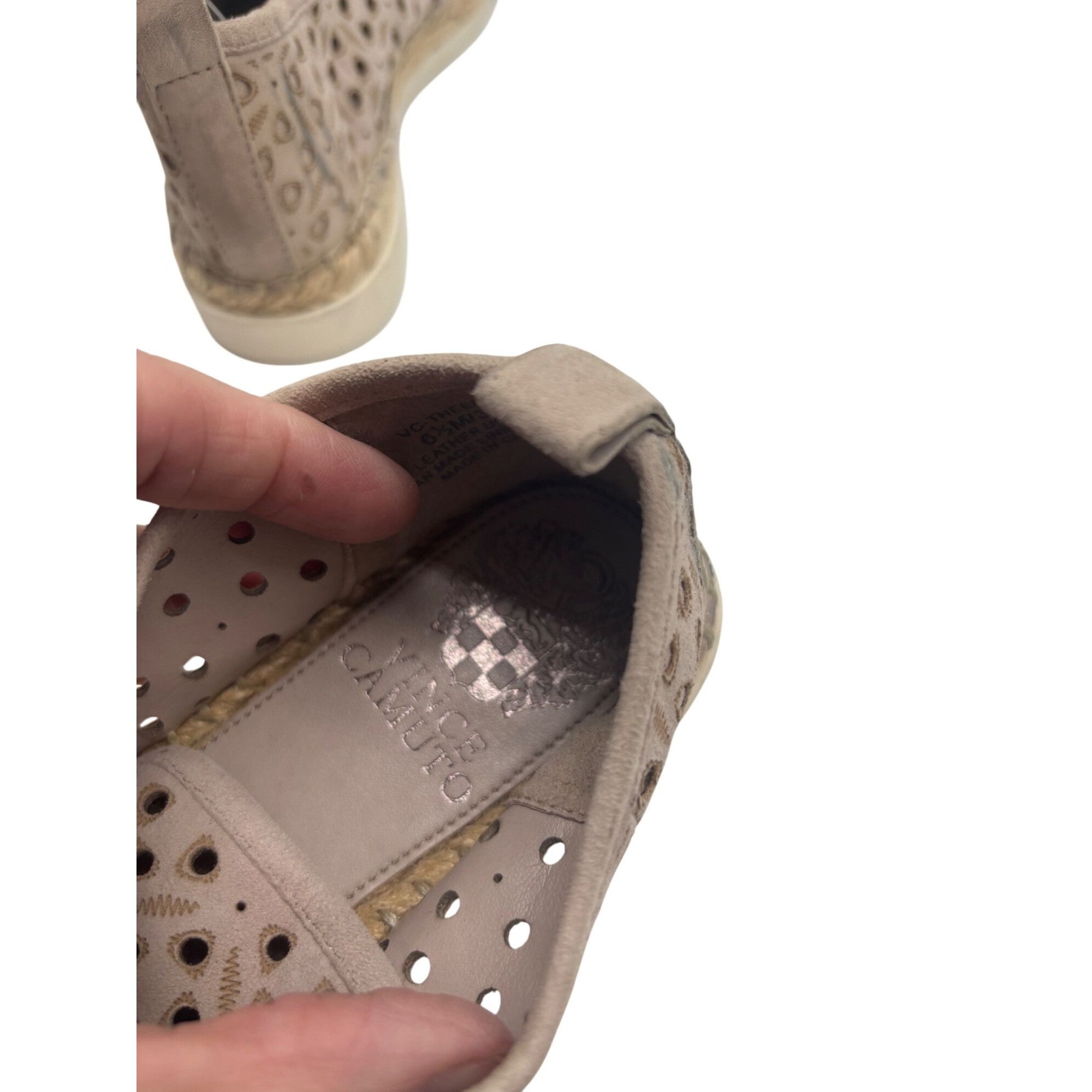 Vince Camuto Vince Camuto Thera Women’s Espadrille Sneakers, Nude, Sz. 6. Size US 6.5 / IT 36.5 - 14 Thumbnail