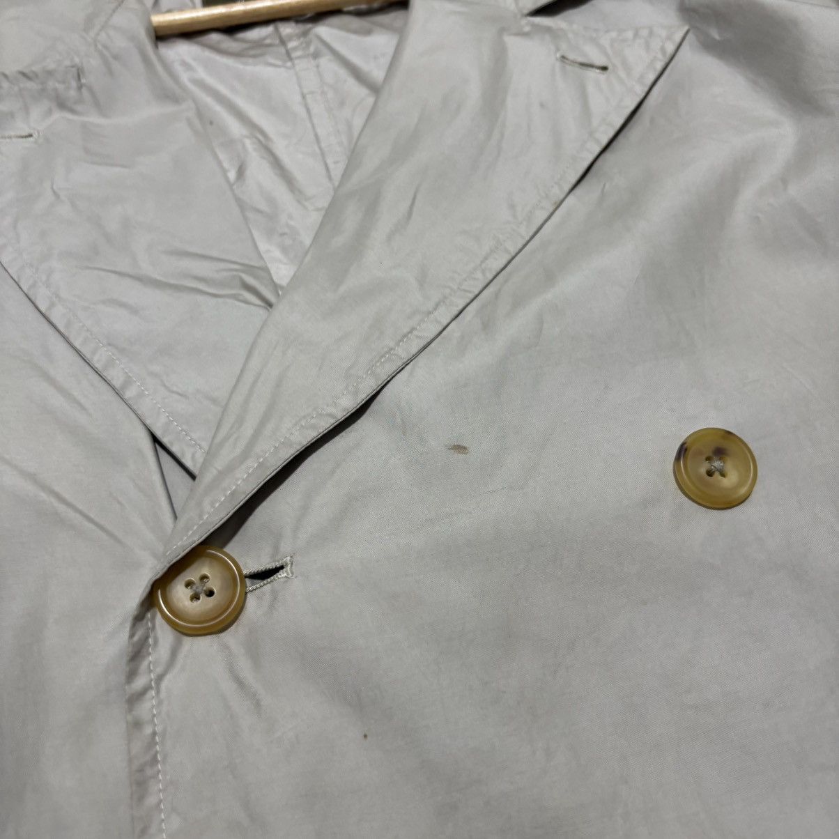 Yohji Yamamoto Vintage 90s Y's for Men yohji yamamoto light trench coat Size US L / EU 52-54 / 3 - 12 Thumbnail