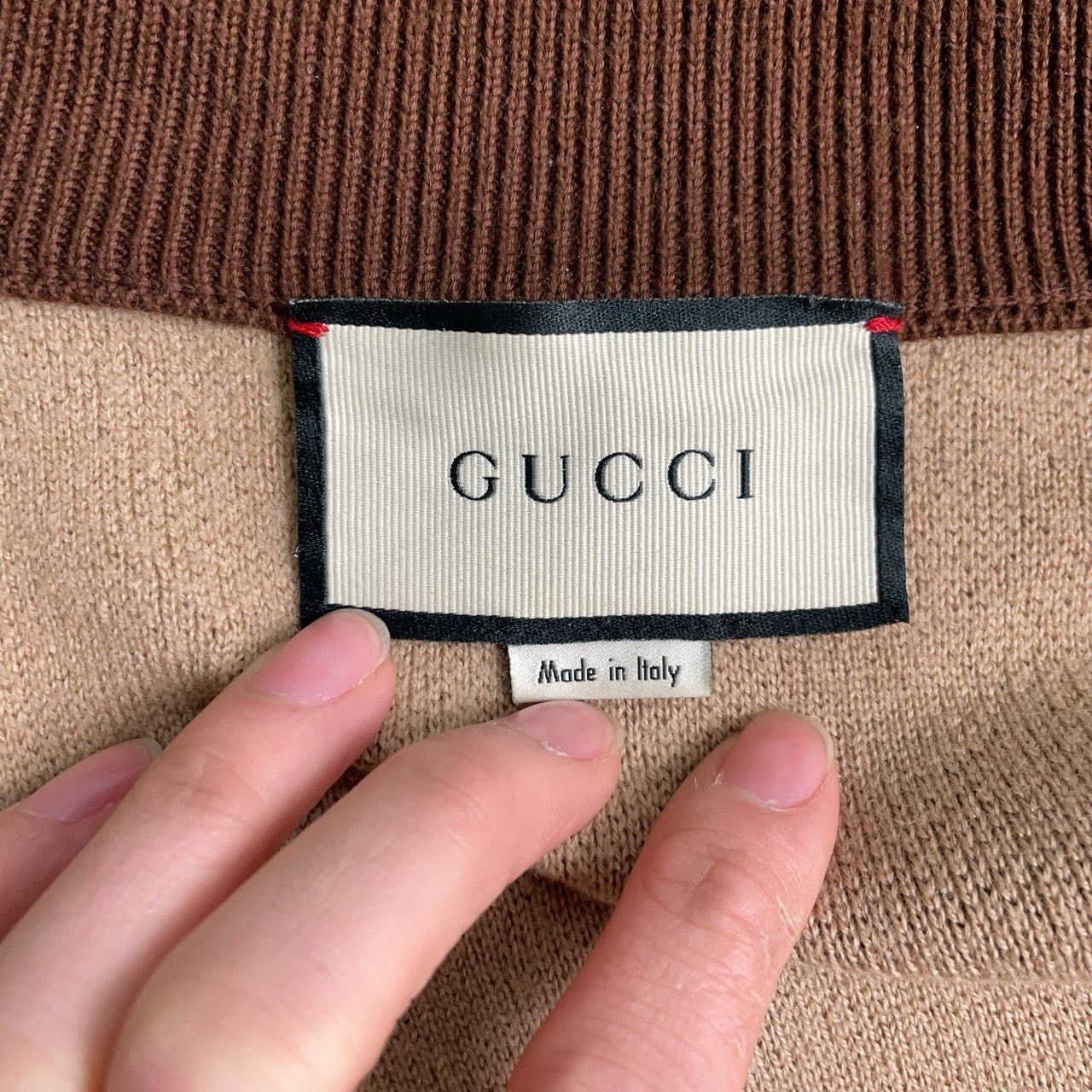 Gucci Gucci Old-fashioned full-print knitted zipper jacket 2501-N Size US XL / EU 56 / 4 - 3 Thumbnail