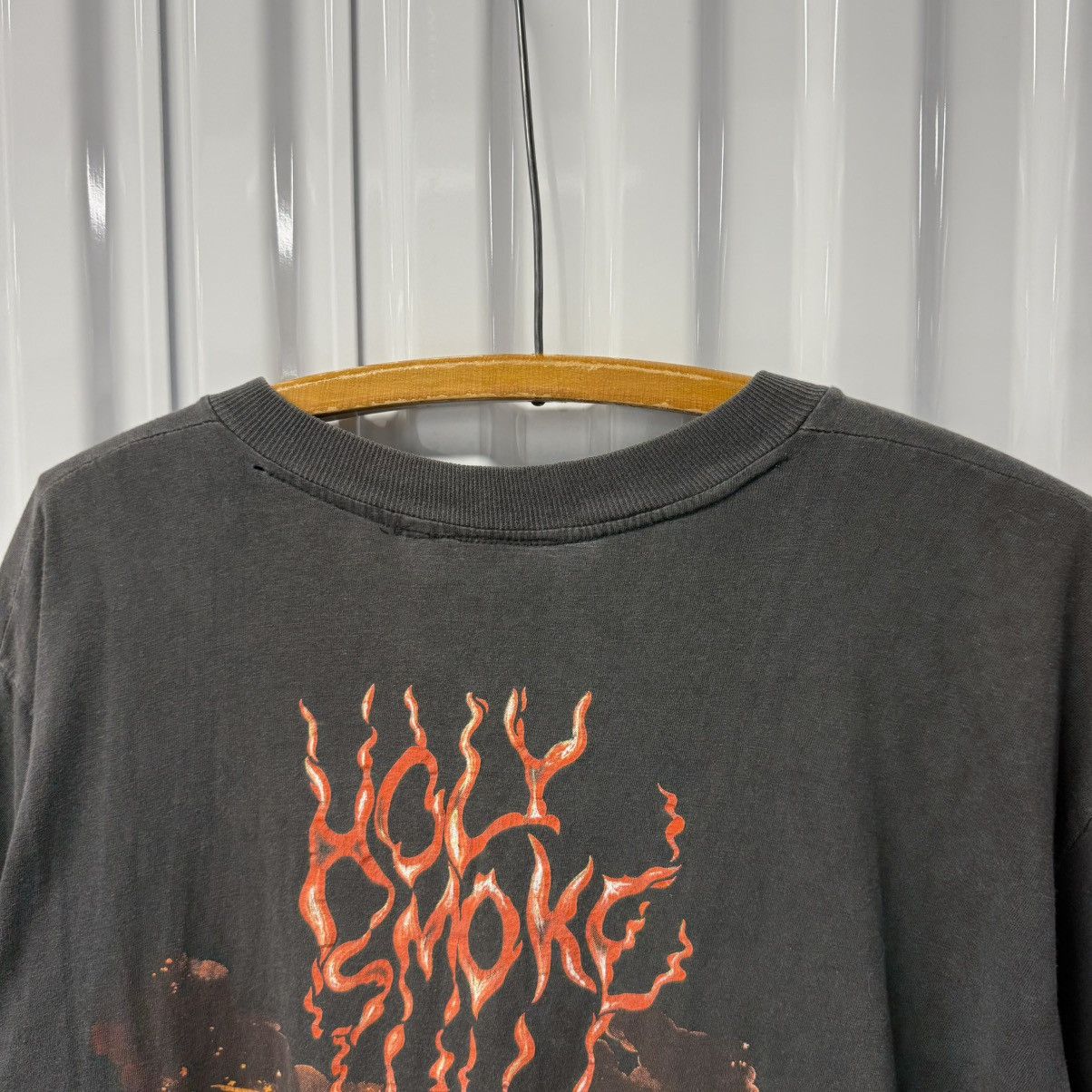 Band Tees × Iron Maiden × Vintage Vintage 90s Iron Maiden Sun Faded Black All Over Print Tee Size US XL / EU 56 / 4 - 10 Thumbnail