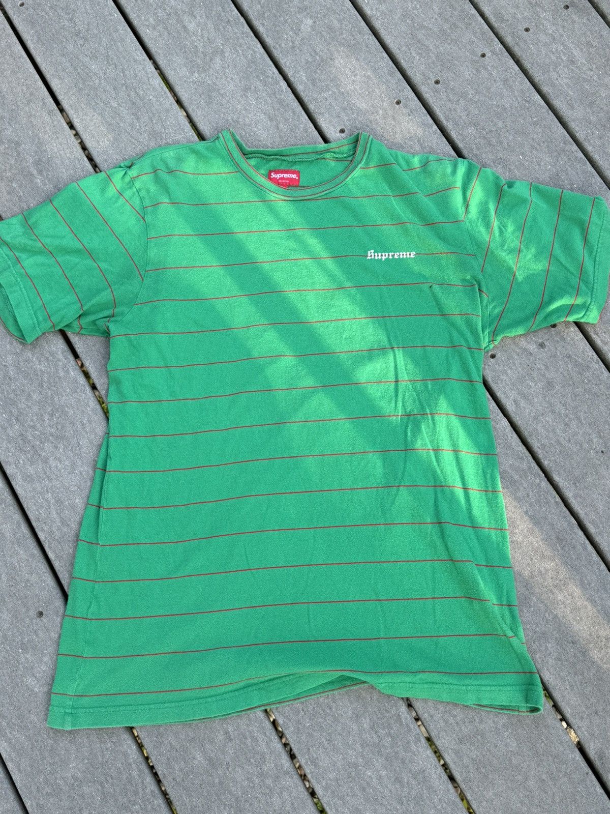 Supreme Supreme striped cut and sewn Size US L / EU 52-54 / 3 - 1 Thumbnail
