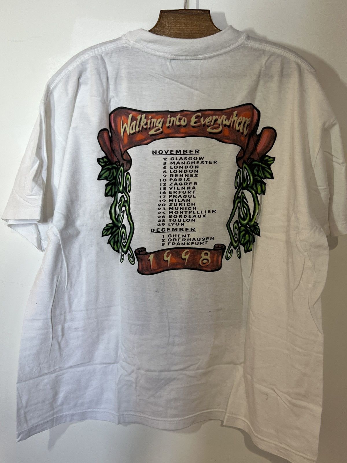 Band Tees vintage page plant shirt tour 98 Led Zeppelin Size US XL / EU 56 / 4 - 5 Thumbnail