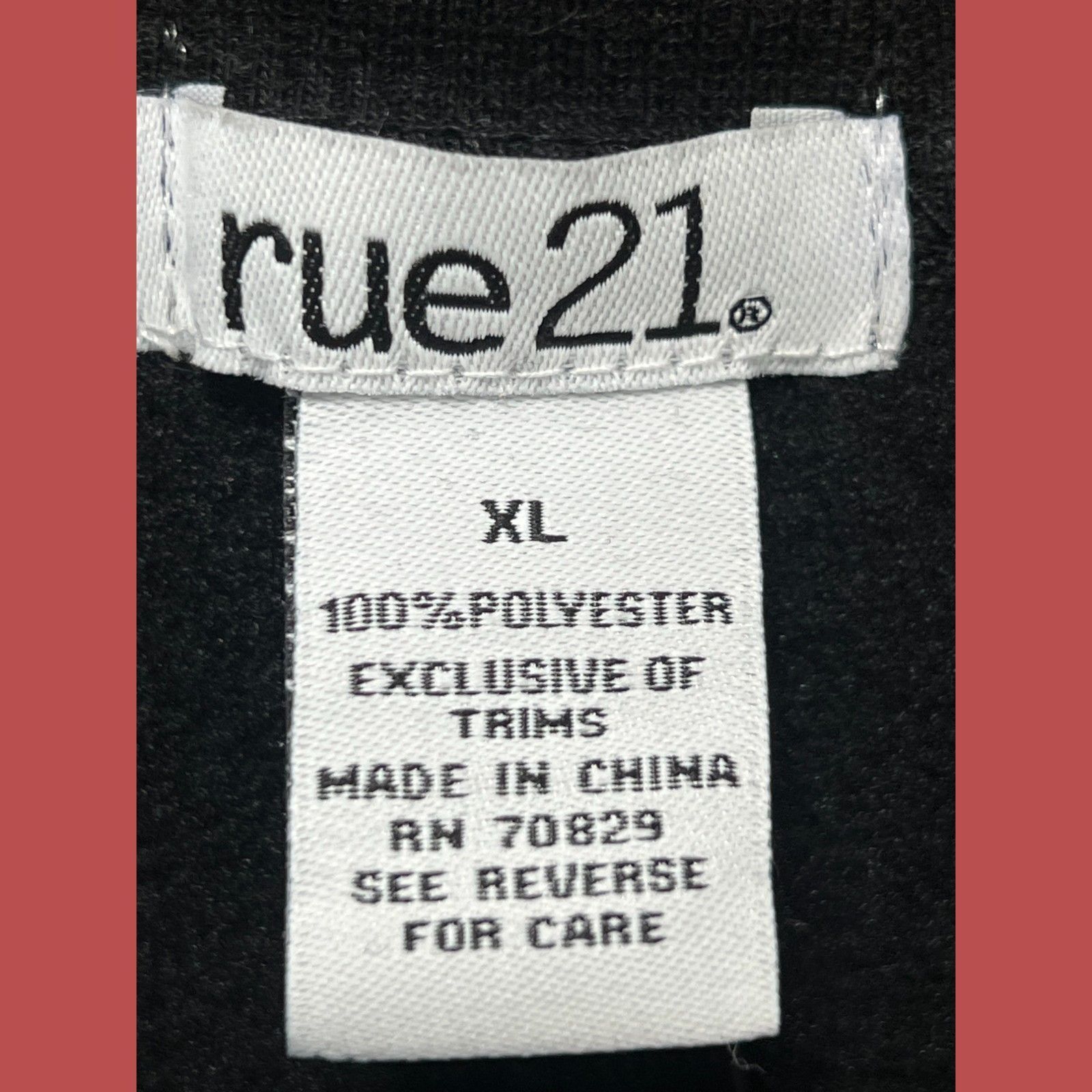 rue21 Rue 21 - Women's Long Sleeve Sweater - Black - Extra Large Size XL / US 12-14 / IT 48-50 - 9 Thumbnail