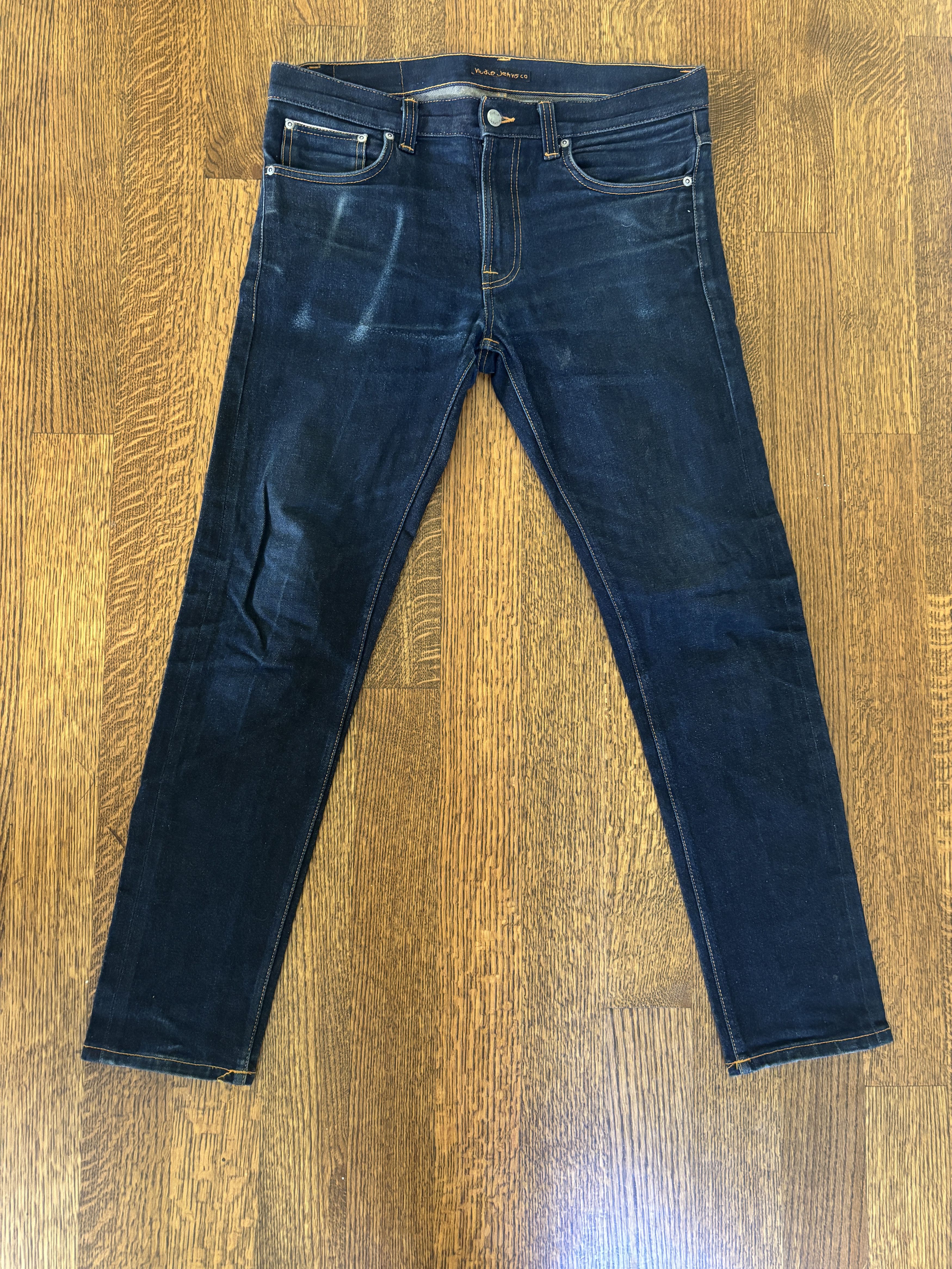 Nudie Jeans Lean Dean Dry True Selvage Size US 33 - 1 Thumbnail